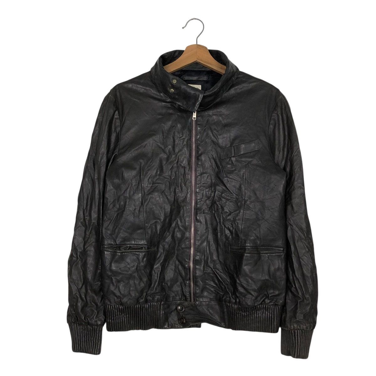 Paul Smith 🔥VINTAGE SOFT LEATHER BIKER JACKET PAUL SMITH Size US M / EU 48-50 / 2 - 3 Thumbnail