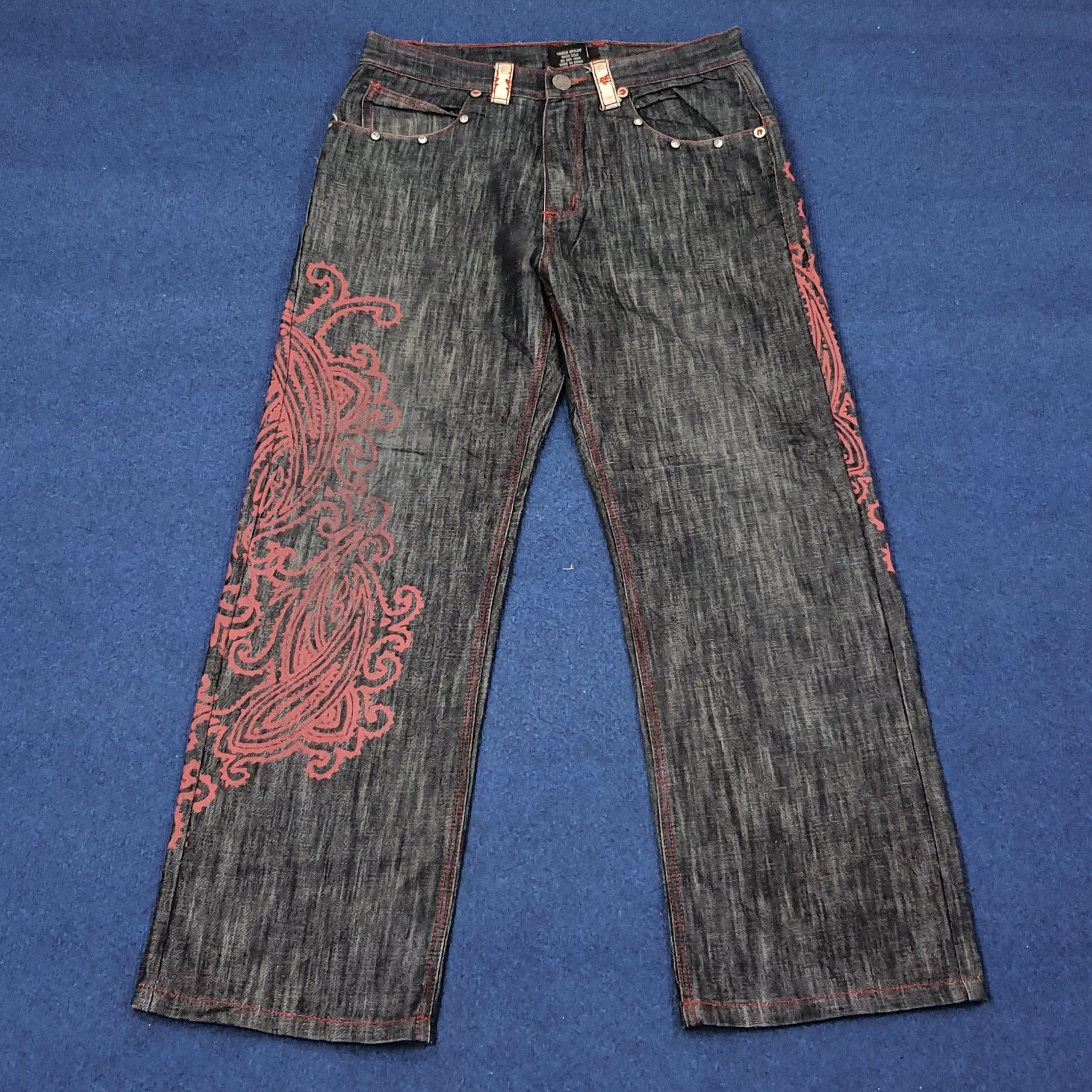 Other Vintage K.A.D. Clothing Co. Streetwear Jeans C235N2 Size US 34 / EU 50 - 3 Thumbnail