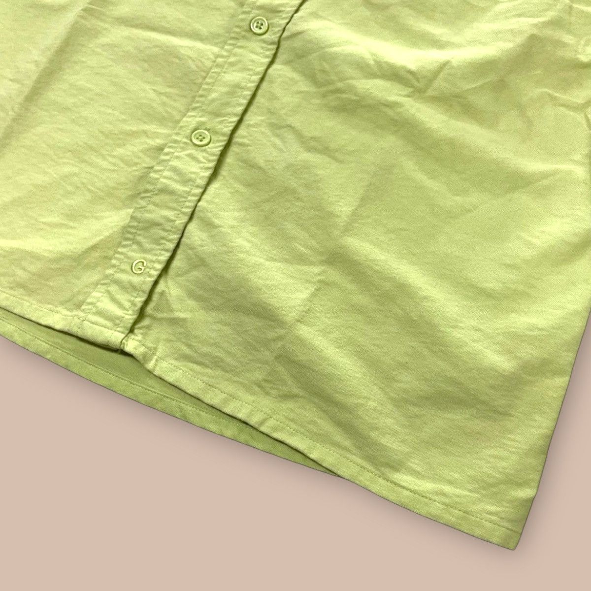 Golf Wang GOLF WANG Lime Green Button Up Shirt Size US M / EU 48-50 / 2 - 7 Thumbnail
