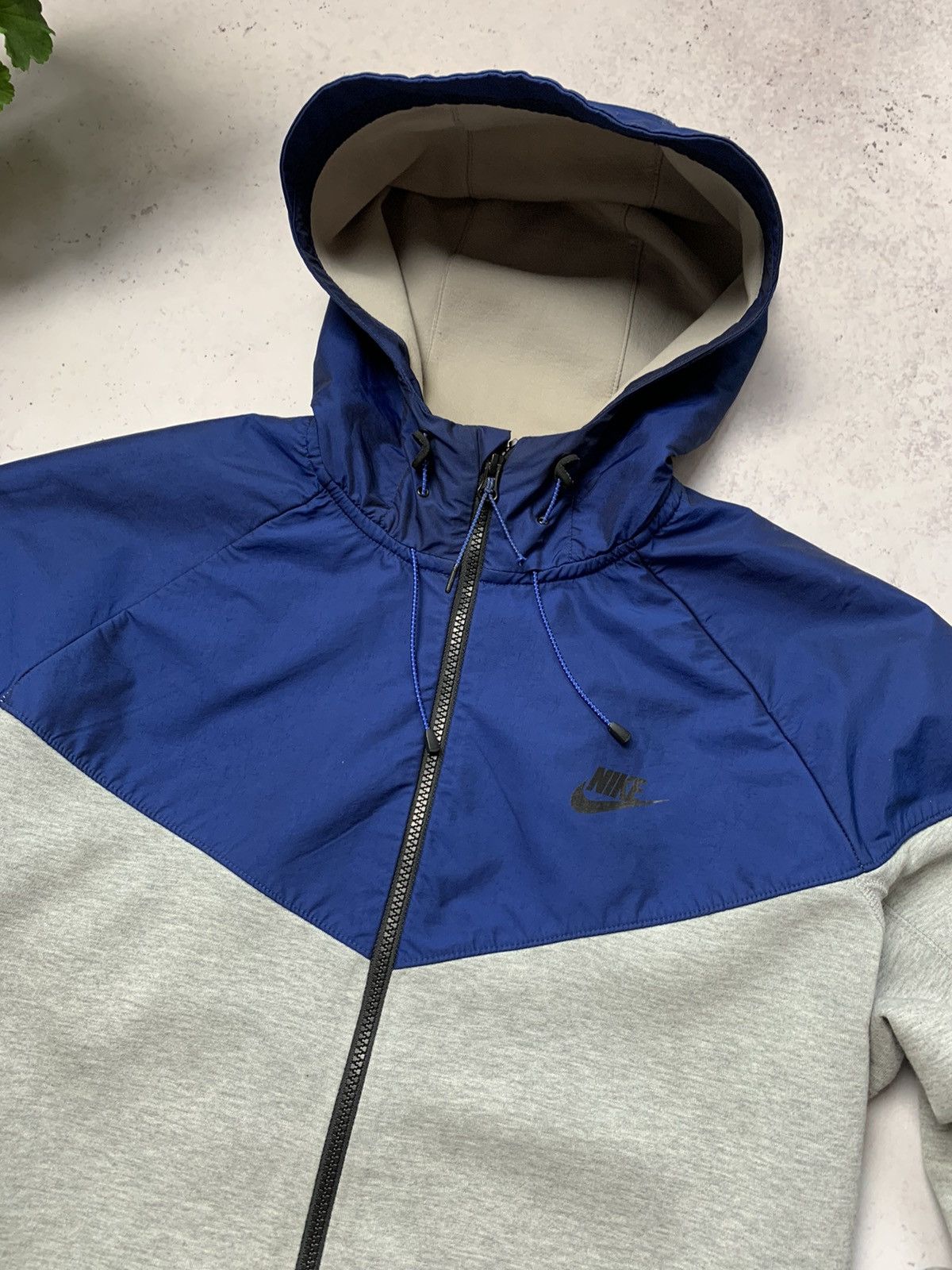 Nike Nike Tech Fleece Nylon Metal Zip-up Jacket Drill Sportswear Size US XL / EU 56 / 4 - 2 Thumbnail