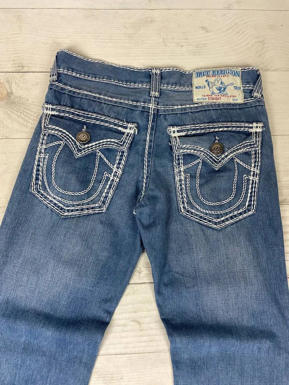 True Religion Vintage True Religion Straight Denim Jeans Japan Baggy 90s Size US 32 / EU 48 - 3 Thumbnail