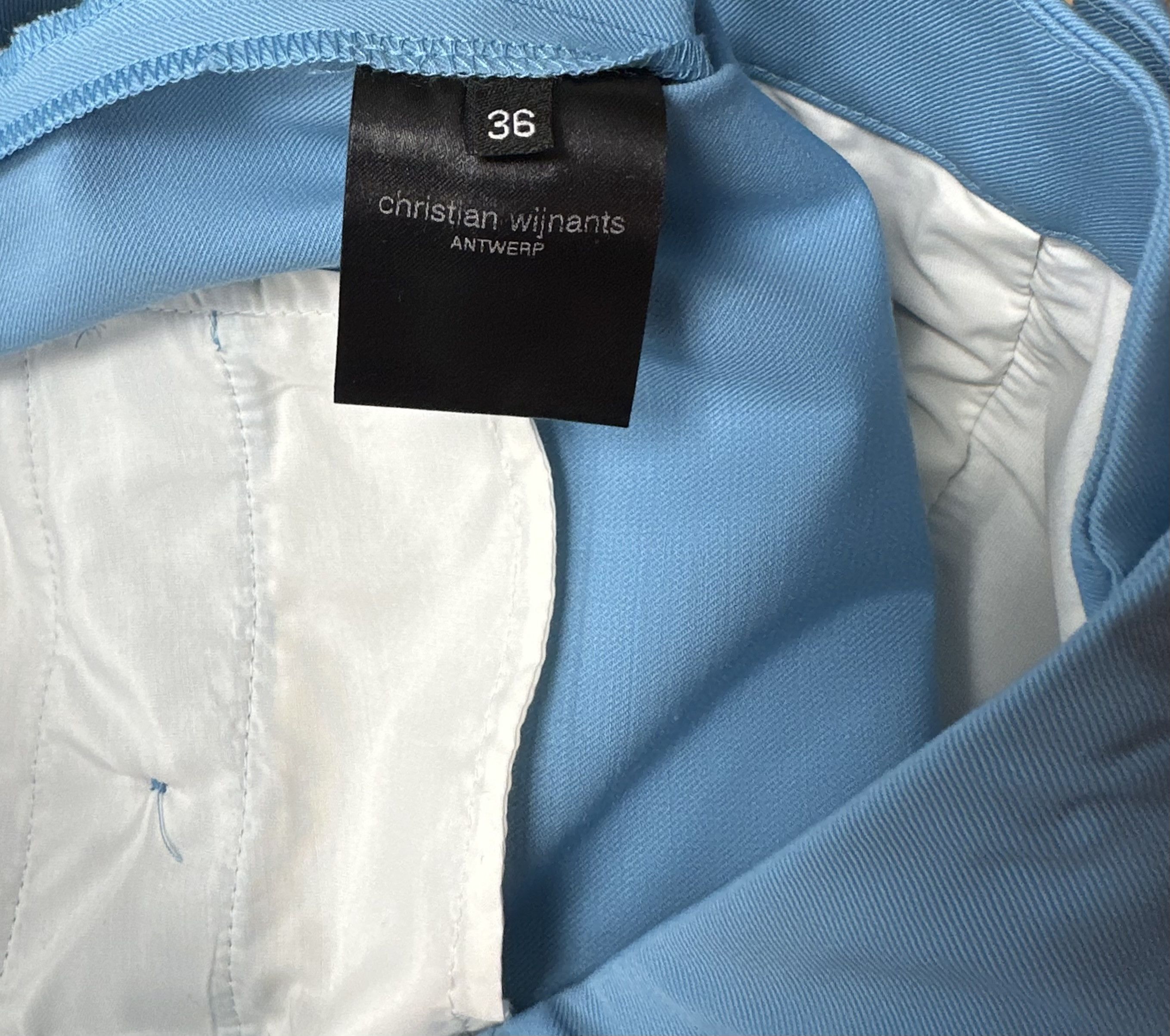 Christian Wijnants Blue trousers Size 26" / US 2 / IT 38 - 6 Thumbnail