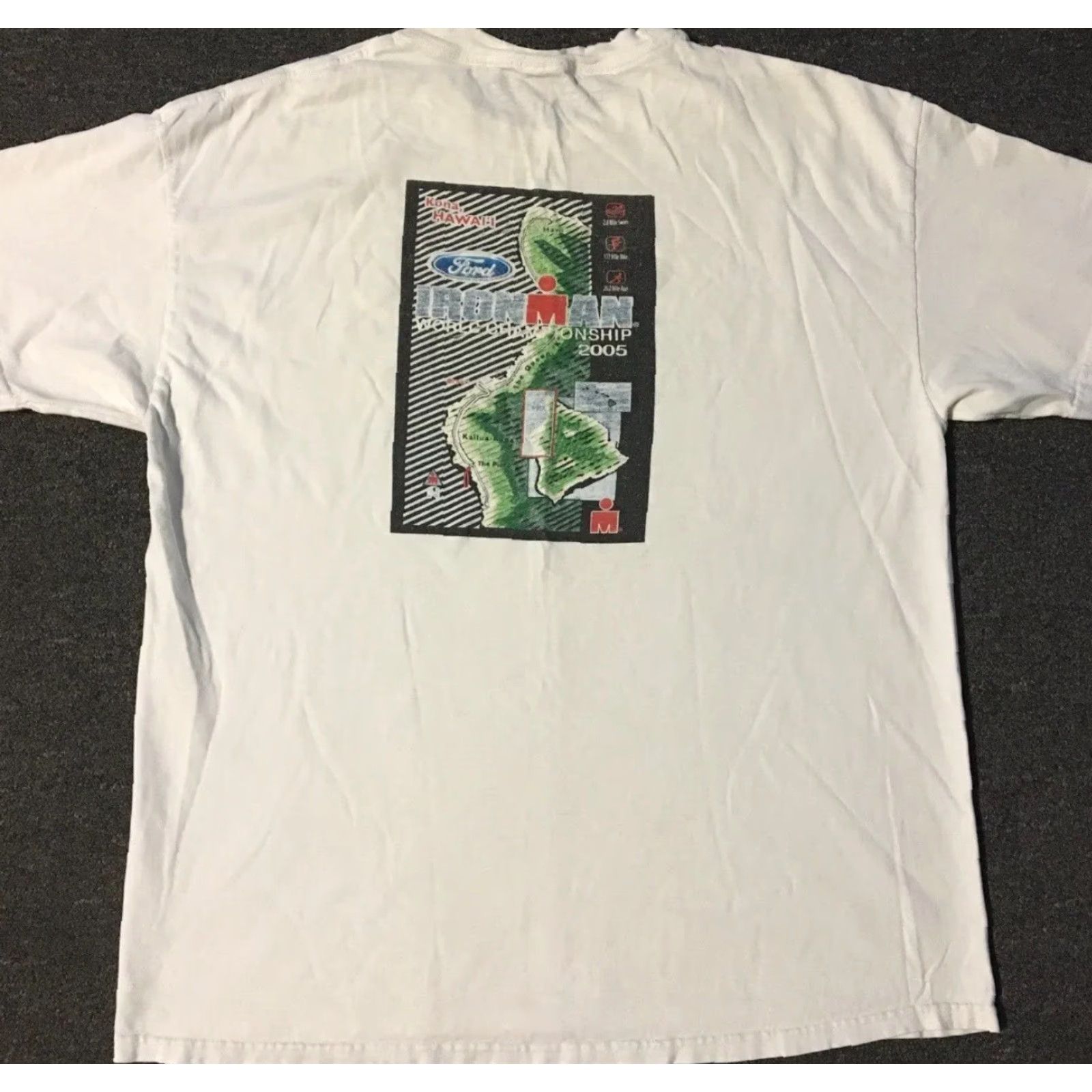 Vintage Vtg Ford Ironman Championship Faded Distress Shirt L Hawaii Surf Grunge PE 90s Size US L / EU 52-54 / 3 - 2 Thumbnail