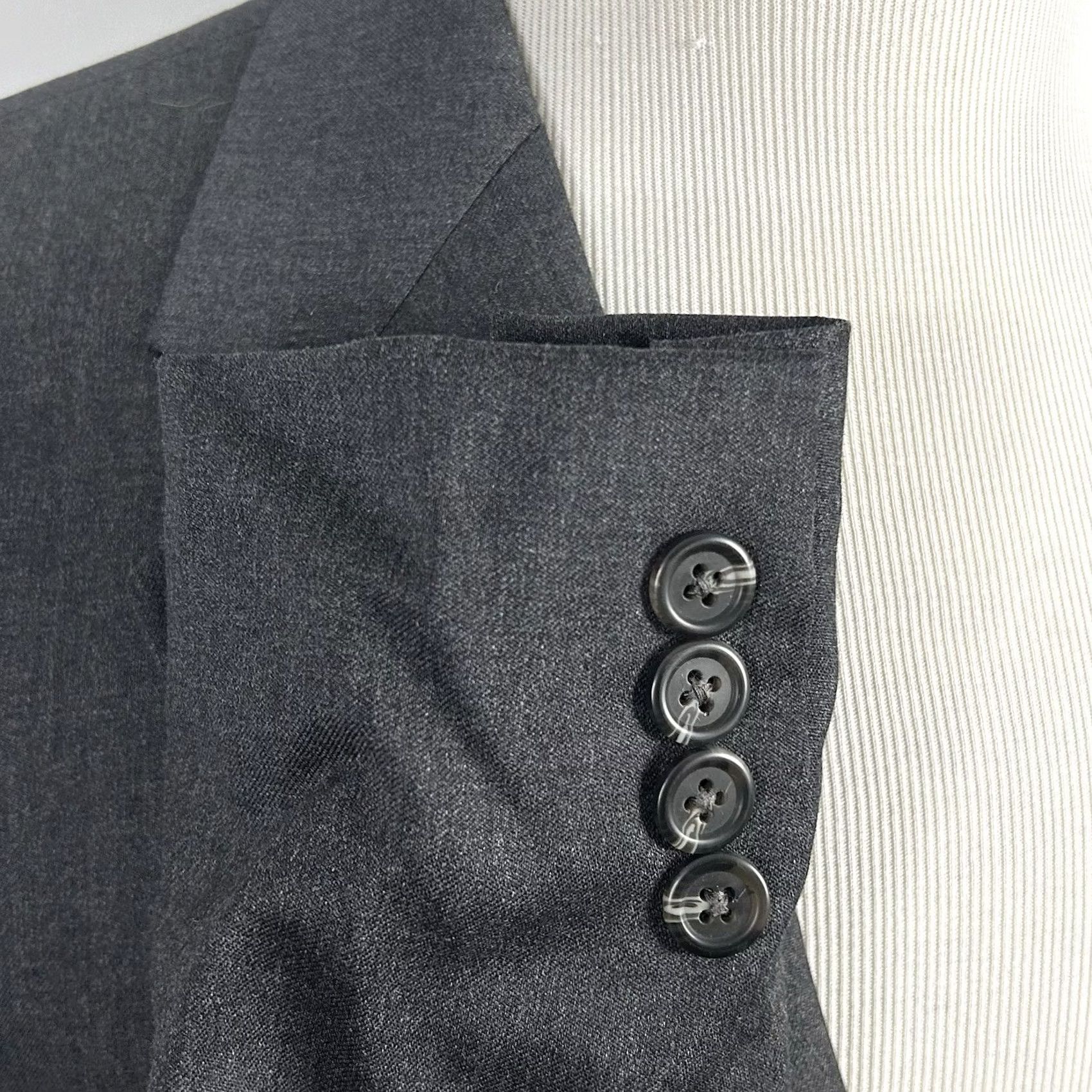 Ralph Lauren Ralph Lauren LRL 44R Sport Coat 100% Wool Gray Two Button Lined Vented Jacket Coat Mens Size US XS / EU 42 / 0 - 5 Thumbnail