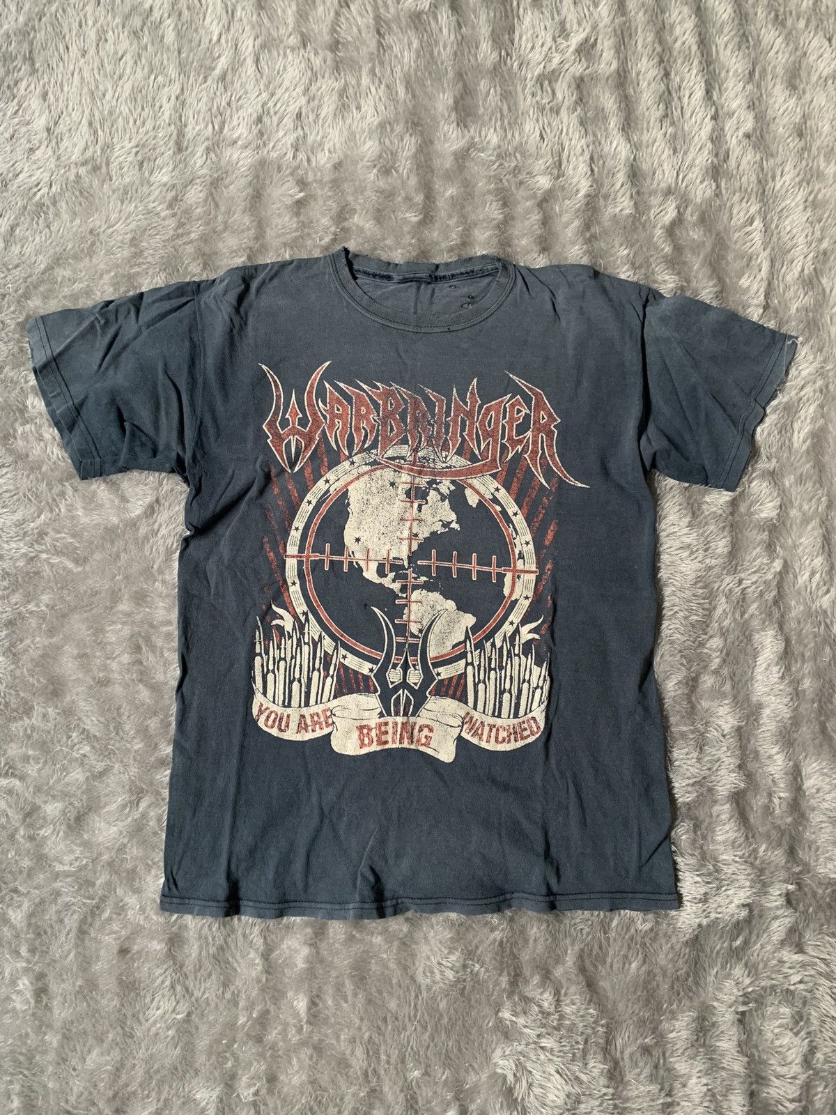 Band Tees 00s Trashed Warbringer Band Grunge Erd Trash Metal Tee Size US M / EU 48-50 / 2 - 1 Thumbnail