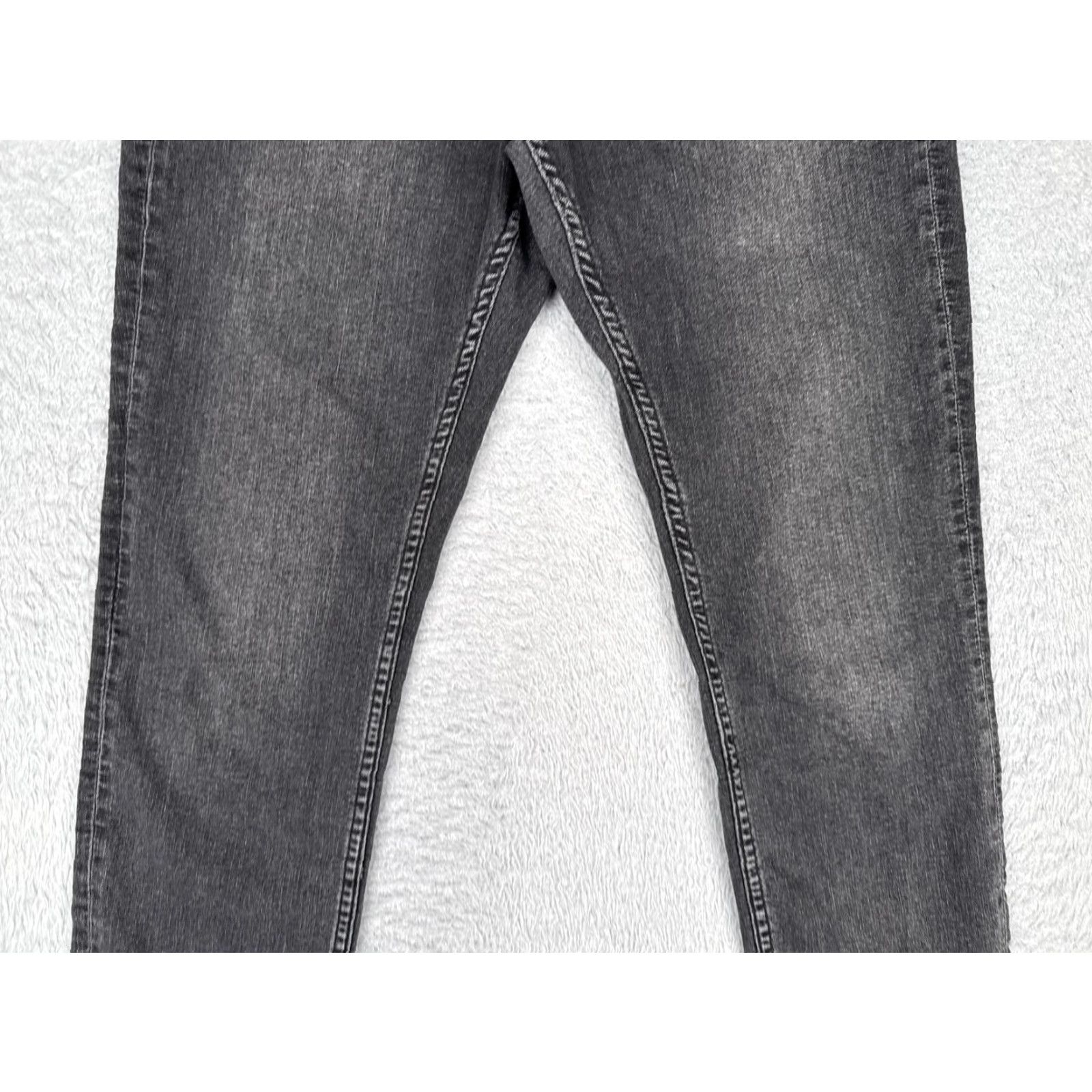 H&M H&M Jeans Women 10 Gray Skinny Slim Fit Mid Rise Charcoal Wash Denim 28x28 Jeans Womens Slim 90s City Pant Size 32" / US 10 / IT 46 - 3 Thumbnail