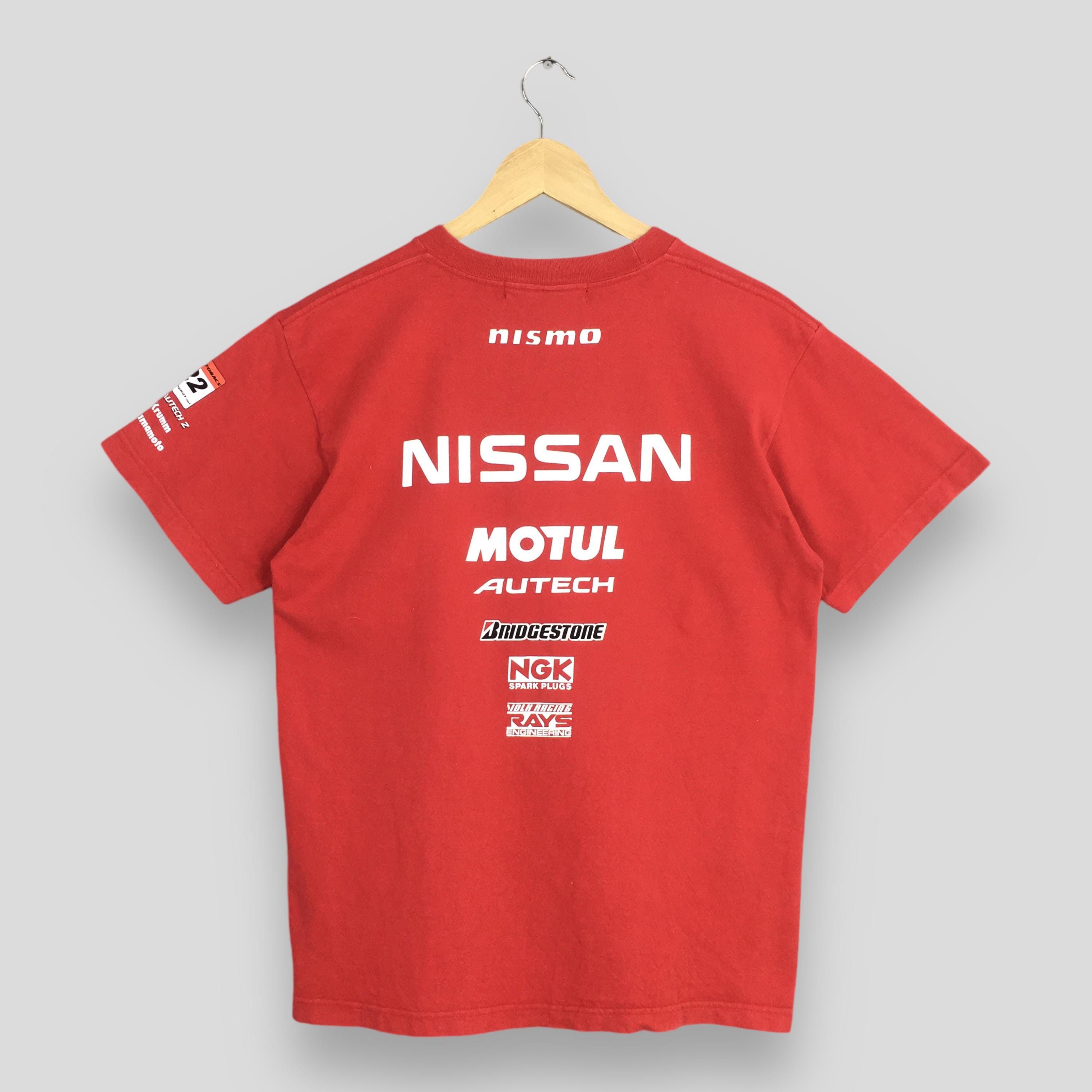 Formula 1 Vintage Nissan Racing Motul Autech Red Tshirt Medium Size US M / EU 48-50 / 2 - 7 Thumbnail