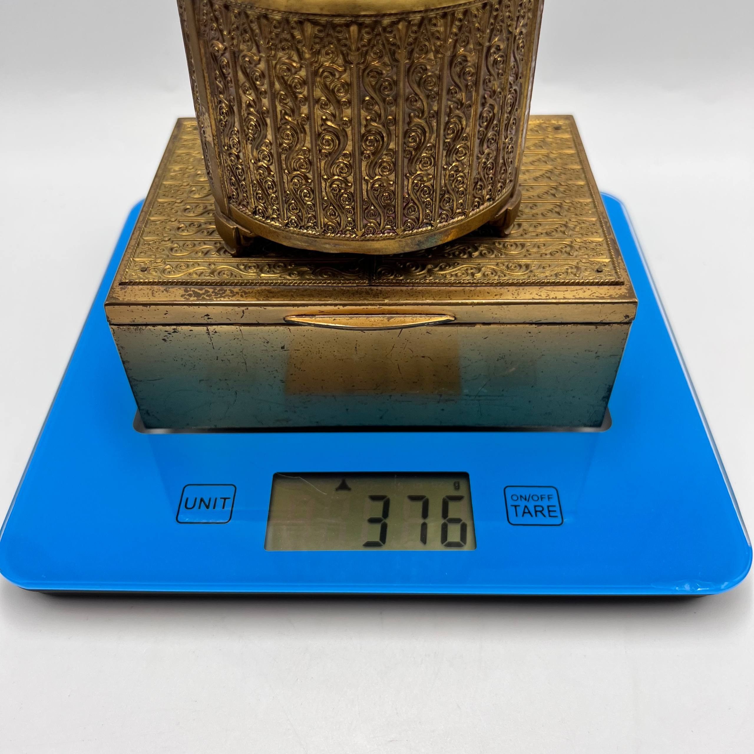 Vintage Erhard & Sohne Vintage Gilded Tin Metal Cigarette Box Set Size ONE SIZE - 4 Thumbnail