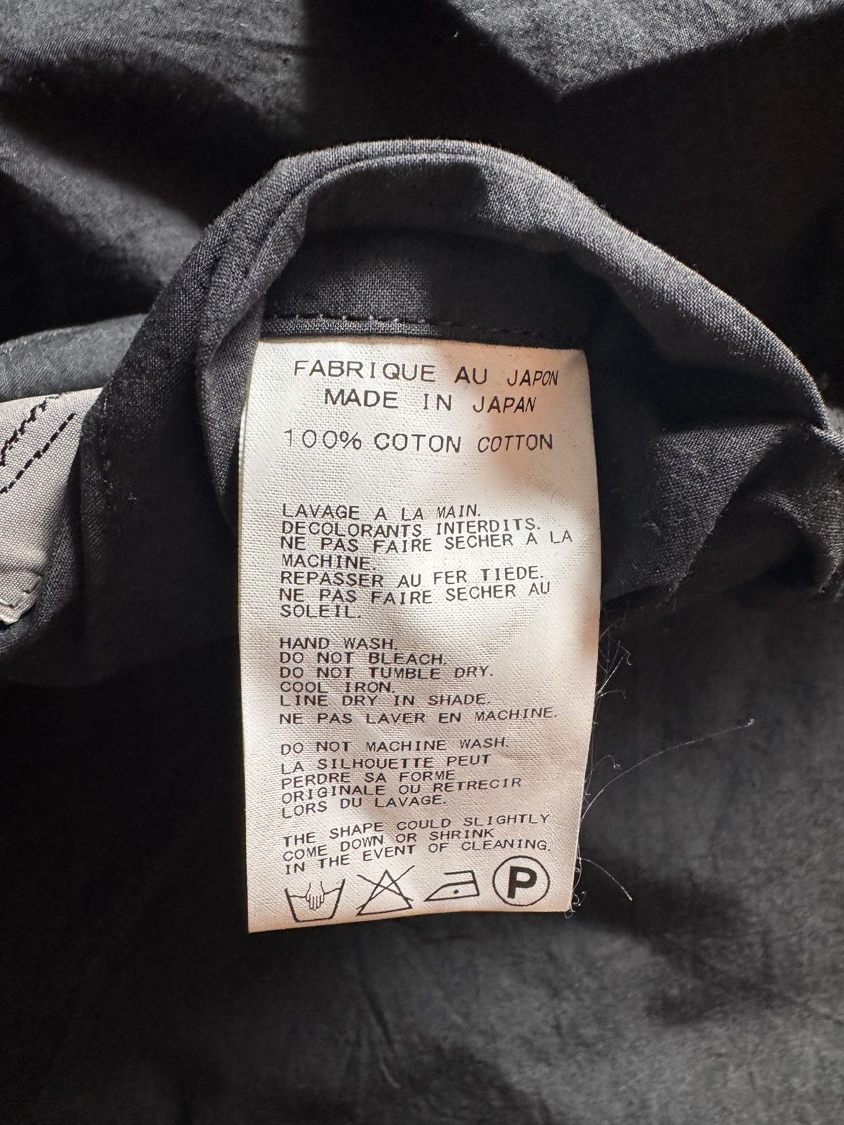 Yohji Yamamoto Yohji Yamamoto Pour Homme Black Jiaoling Shan Collar Jacket Size US L / EU 52-54 / 3 - 8 Thumbnail