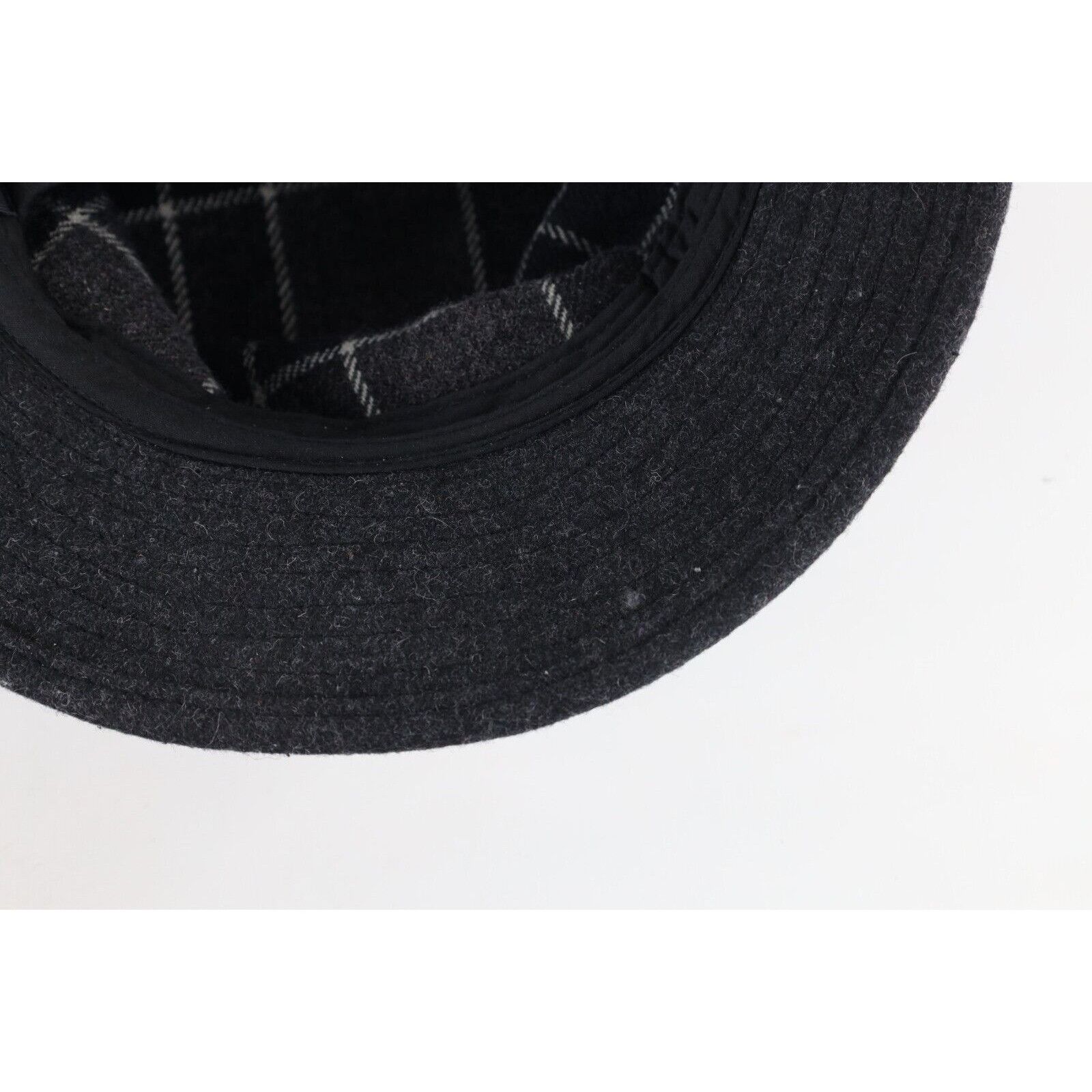 Vintage Duluth Trading Co Blank Wool Blend Winter Crusher Fedora Hat Size ONE SIZE - 9 Thumbnail