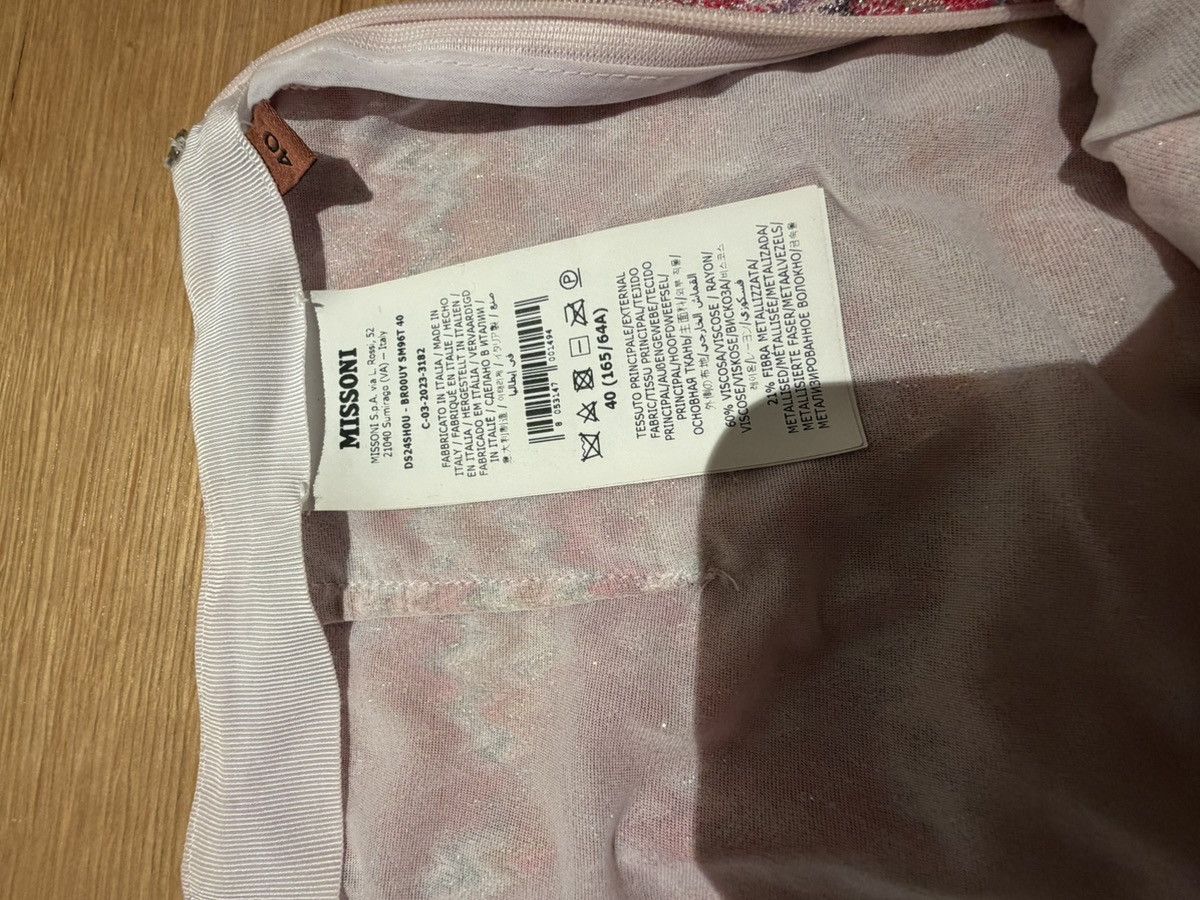 Missoni Missoni Pink Orange White Mini Skirt Size 28" / US 6 / IT 42 - 5 Thumbnail