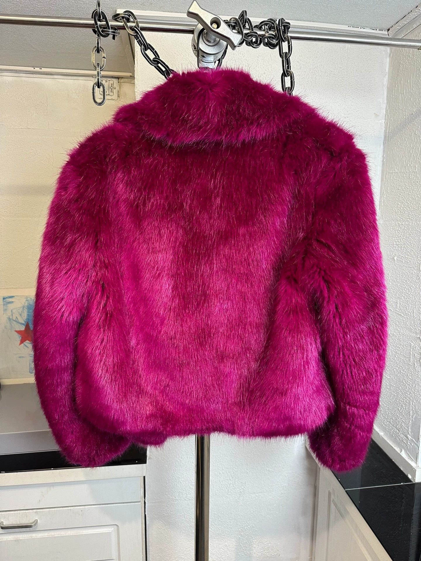Dries Van Noten Dries Van Noten Pitaya Faux Fur M Women's Statement Size M / US 6-8 / IT 42-44 - 4 Thumbnail