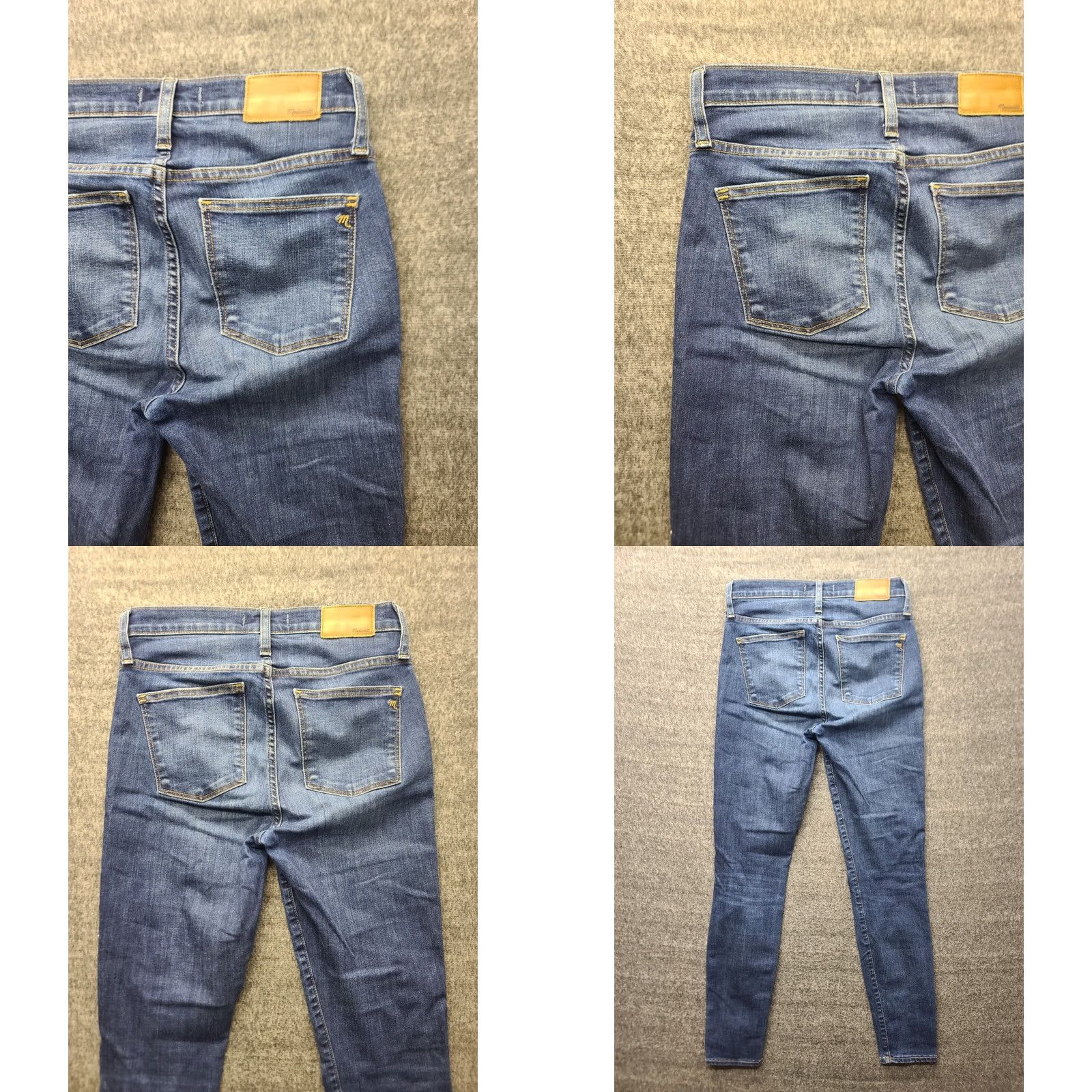 Madewell Madewell High Rise Skinny Jeans Womens 28x28 Medium Wash Button Fly Stretch Denim 5-Pocket City Bohemian Slim Modern Wear Mens Women Girls N/A Size 28" / US 6 / IT 42 - 9 Thumbnail