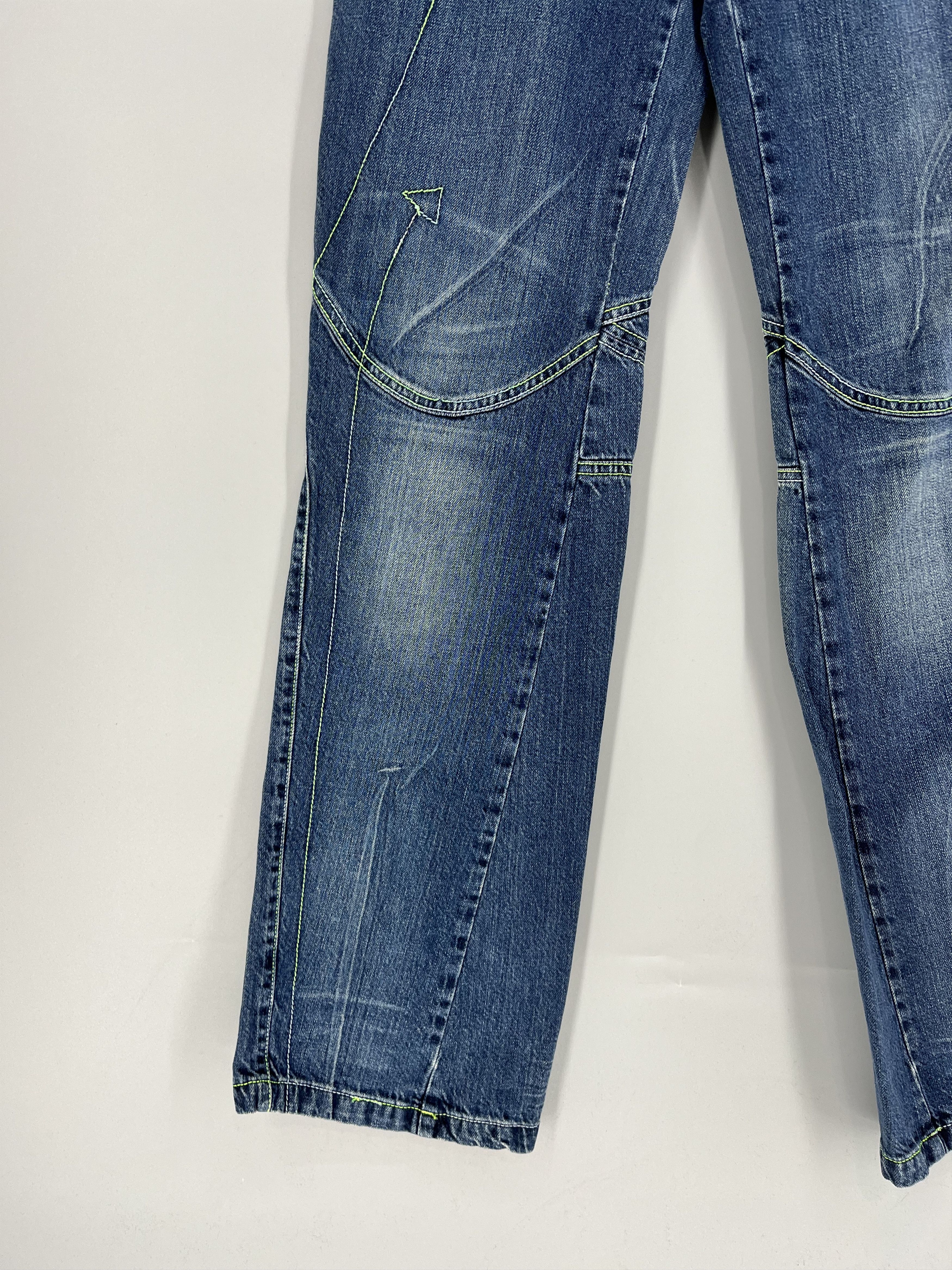 Versace Vintage VERSACE JEANS COUTURE Line Low-Rise Y2k Denim Pants Size 26" / US 2 / IT 38 - 3 Thumbnail