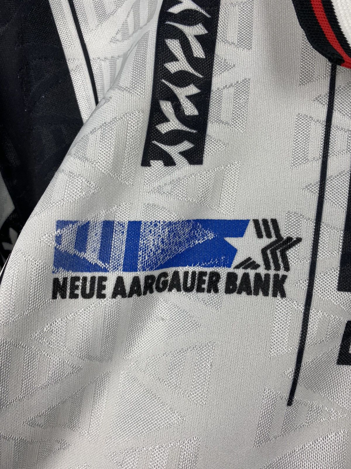 Diadora Vintage FC Aarau 1996 1997 #16 De Napoli Match Issue Jersey Size US L / EU 52-54 / 3 - 5 Thumbnail
