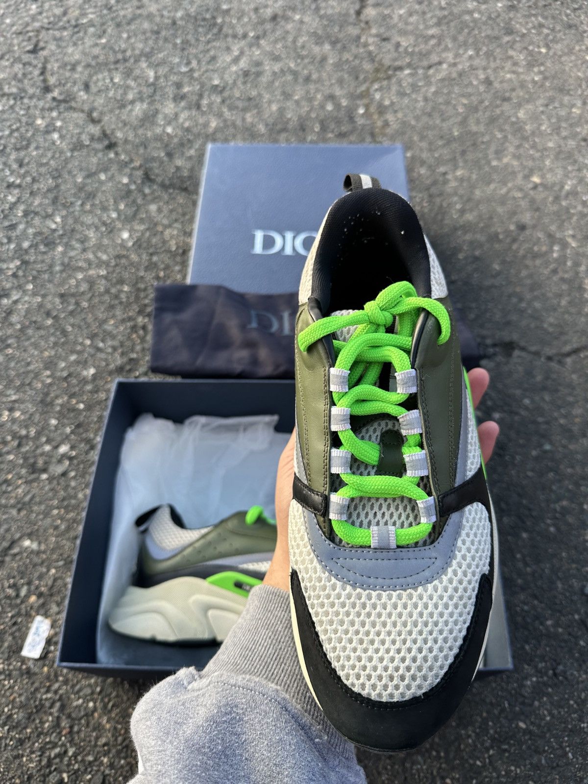 Dior Dior B22 Olive/Green Size US 8 / EU 41 - 8 Thumbnail