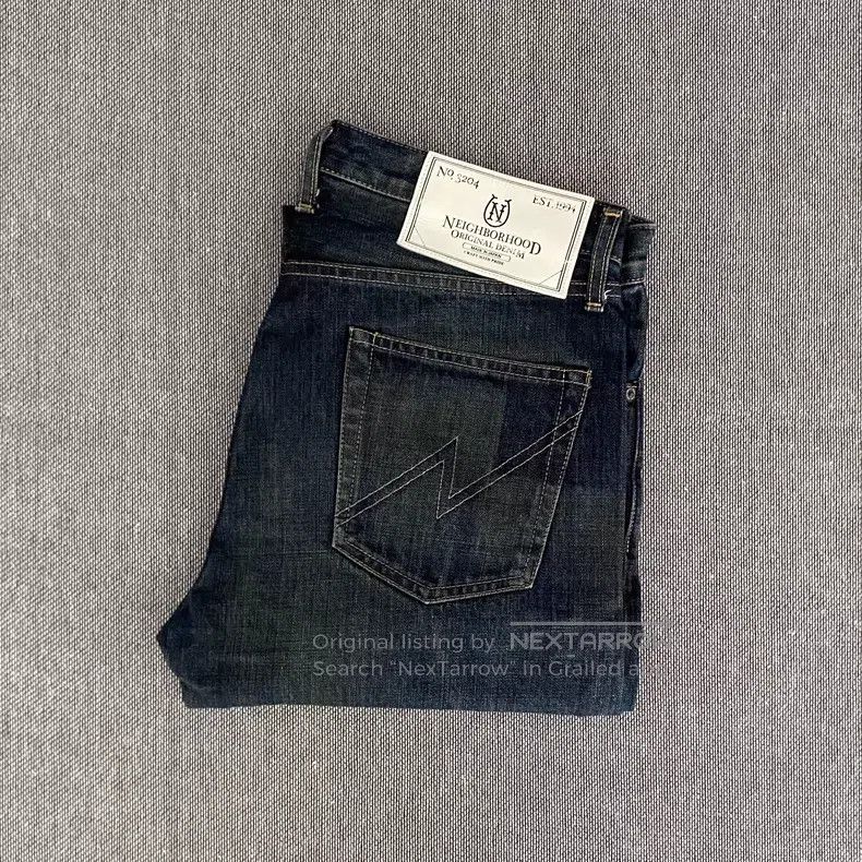 Neighborhood Neighborhood size L Basic Washed Denim Jeans Size US 27 - 1 Thumbnail