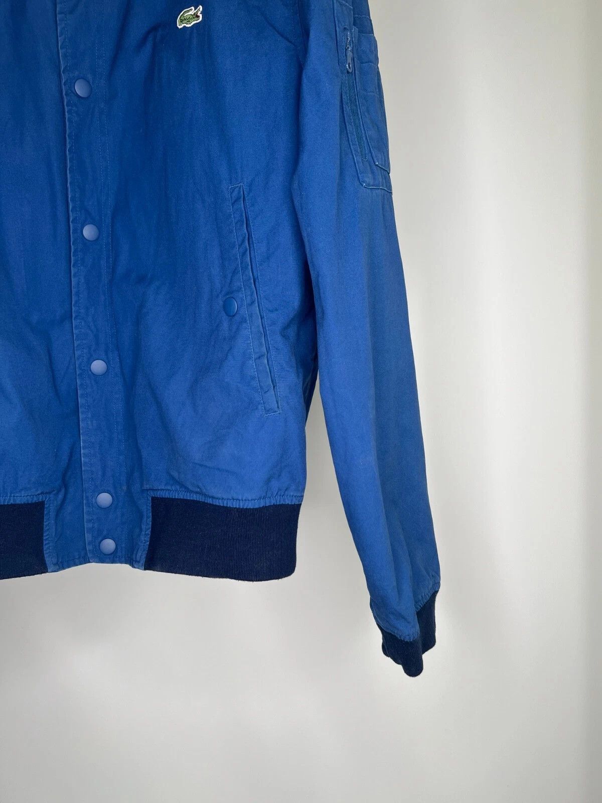 Lacoste Lacoste Live Navy Blue Croc Logo Casual Bomber Jacket Size US M / EU 48-50 / 2 - 4 Thumbnail