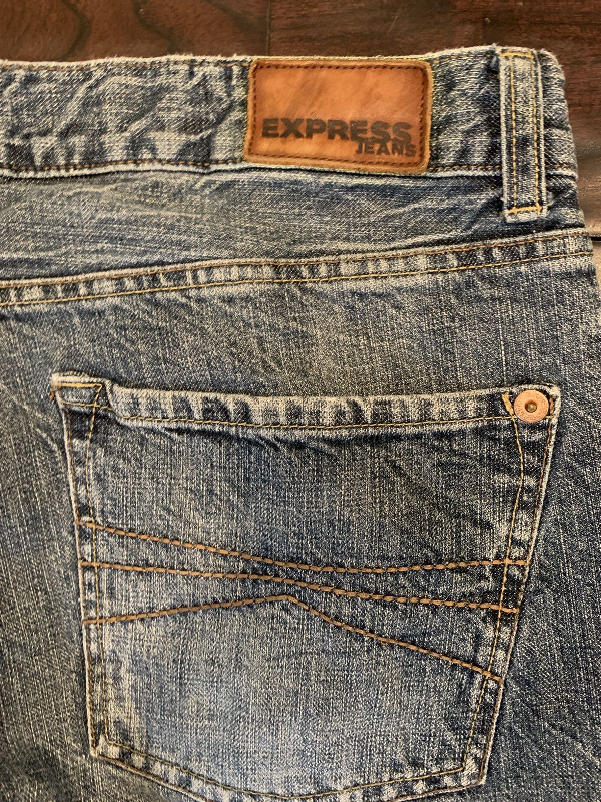 Express vintage faded express jeans Size US 36 / EU 52 - 9 Thumbnail