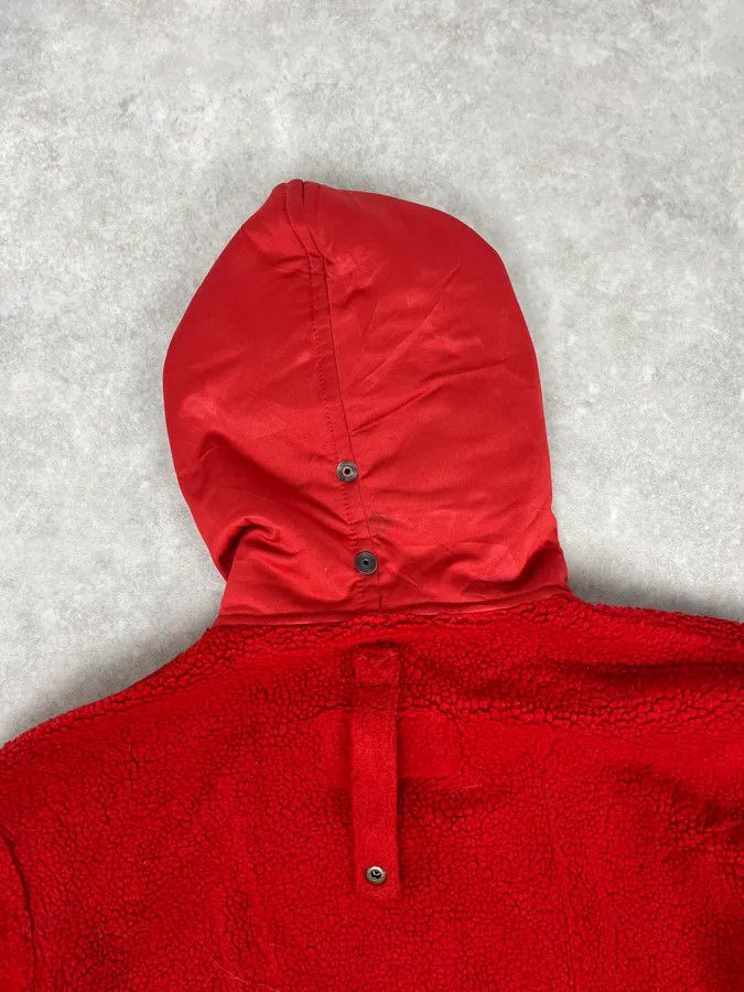 Marithe + Francois Girbaud 1990s Marithé + François Girbaud Red Fleece Embroidered Zip Jacket Size S / US 4 / IT 40 - 7 Thumbnail