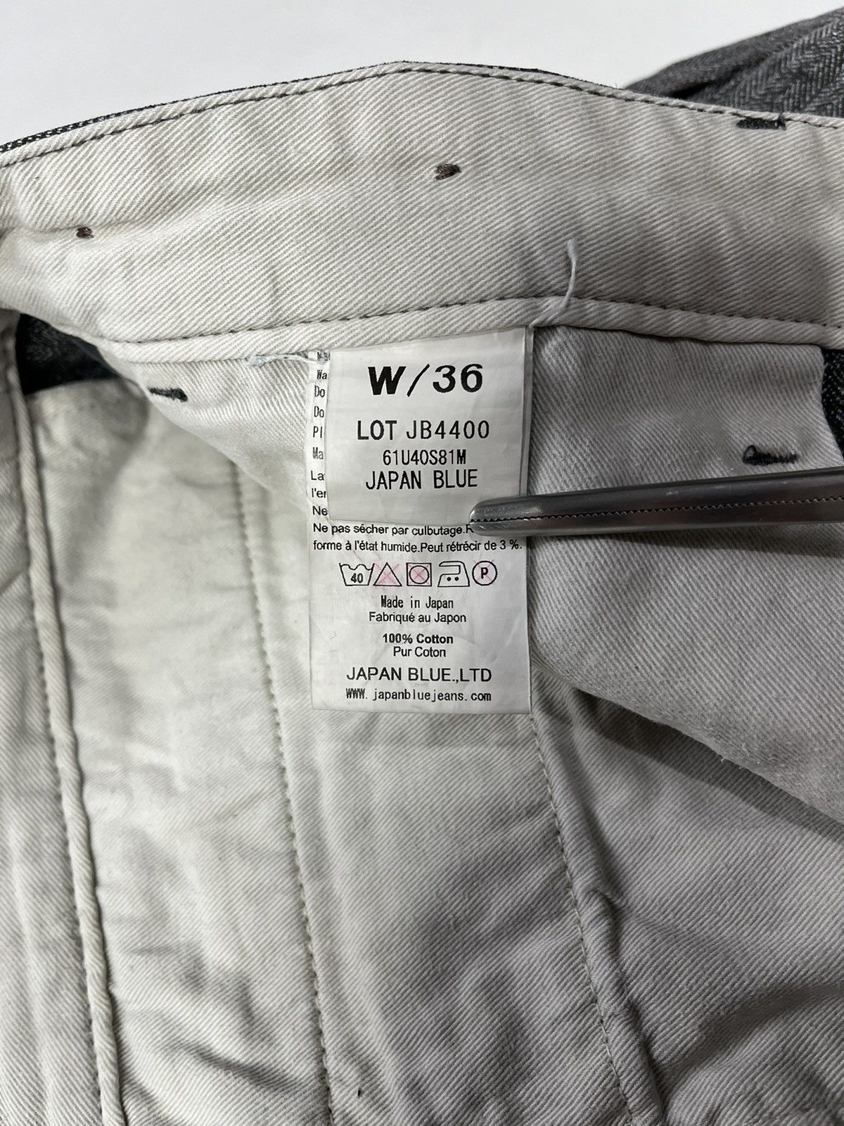 Blue Blue Japan Japan blue LTD casual pant Size US 34 / EU 50 - 11 Thumbnail