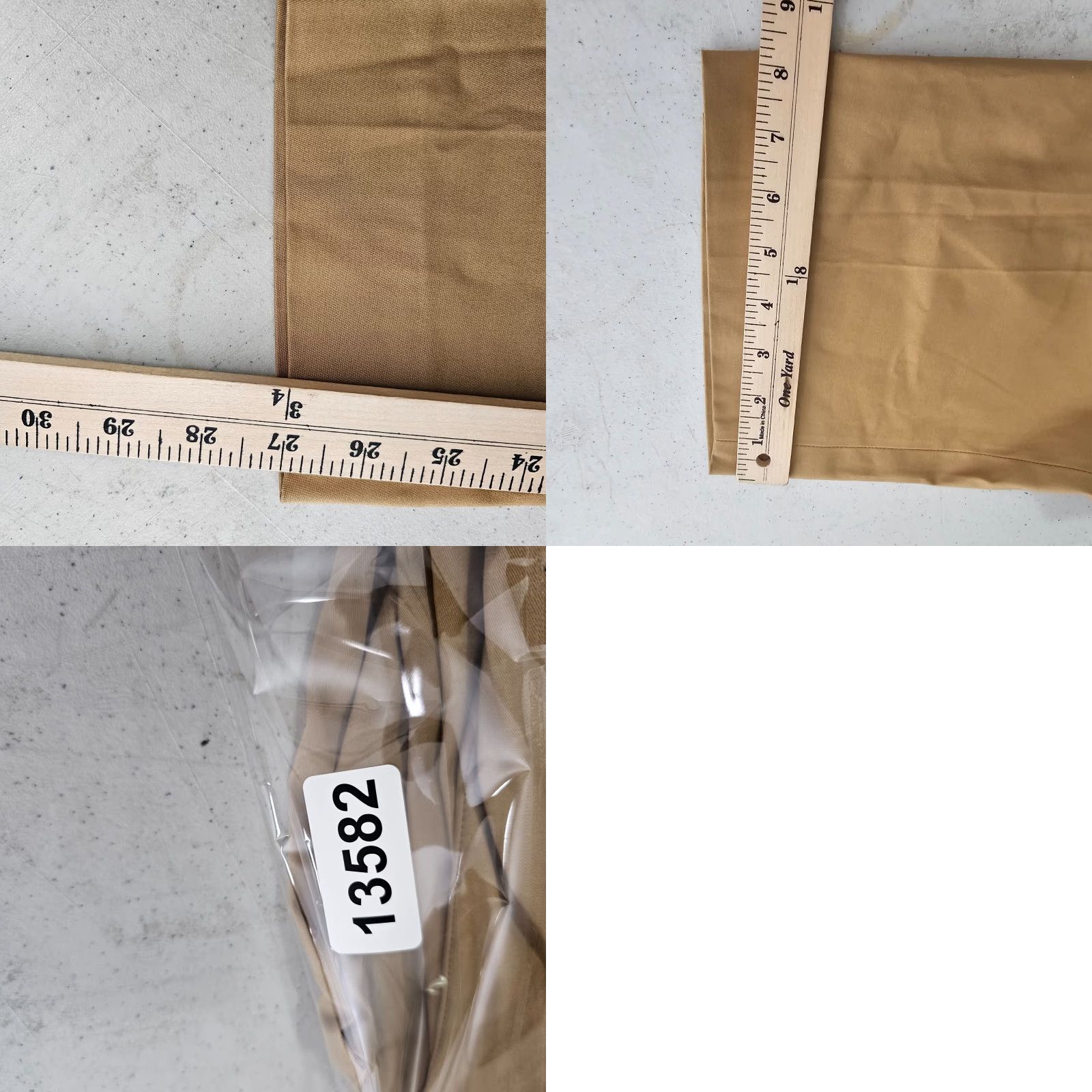 Express Express Dress Pants Mens 34x27 Khaki Producer Fit Flat Front Stretch Comfort Wrinkle Resistant Business Casual Slacks Size US 34 / EU 50 - 8 Thumbnail