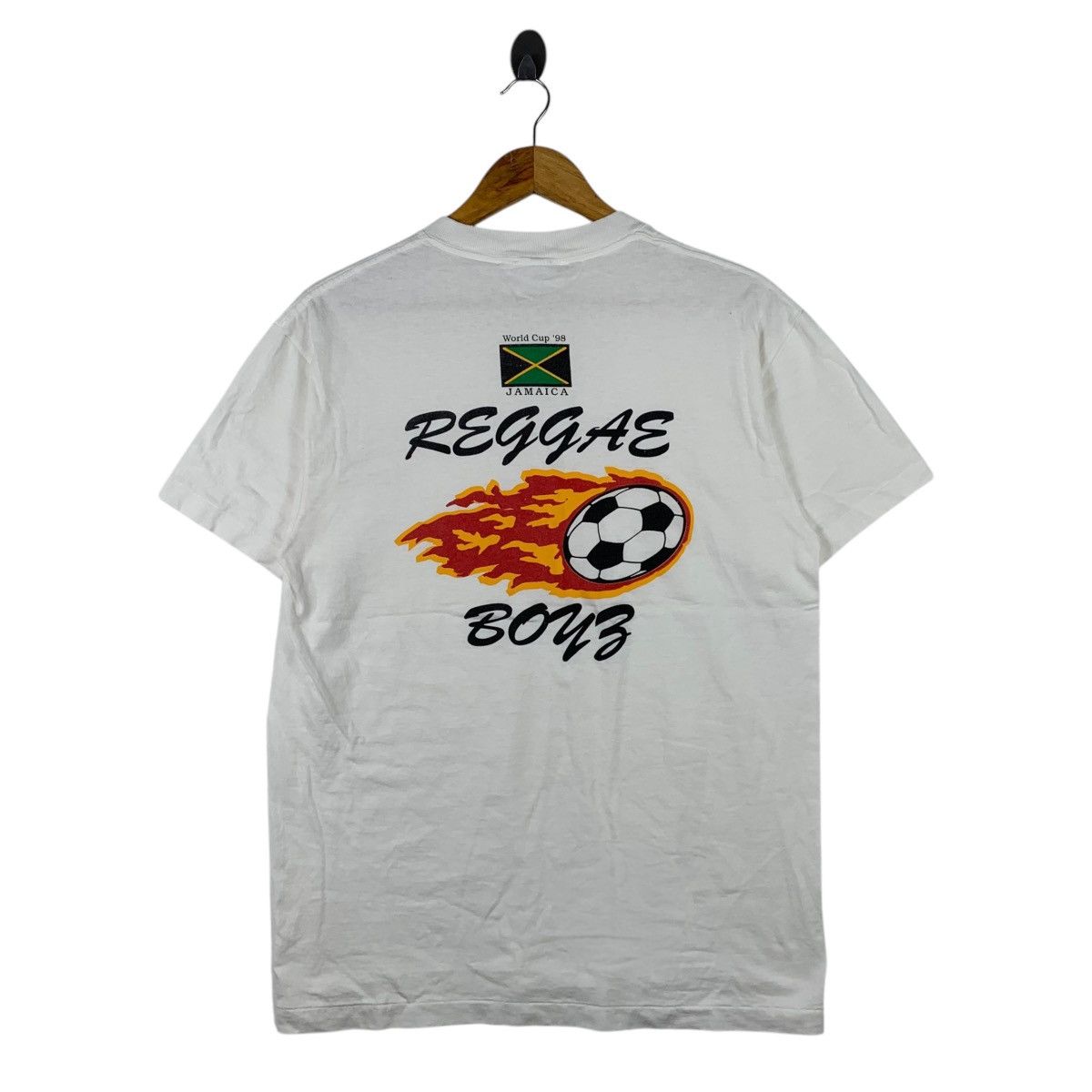 Lotto Sport × Vintage Vintage LOTTO Sportswear WorldCup 1998 JamaicaRaggae T-Shirt Size US M / EU 48-50 / 2 - 3 Thumbnail