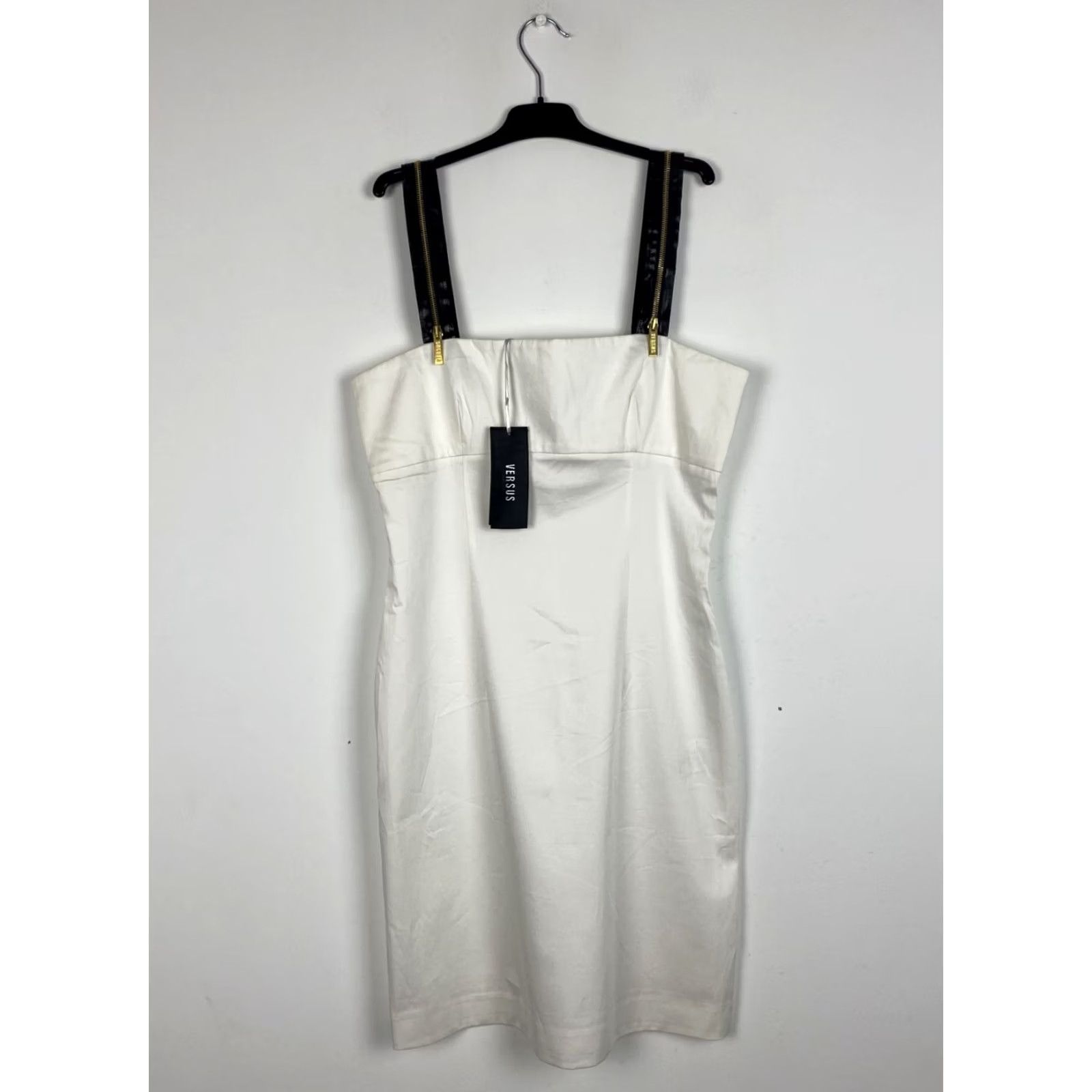Versus Versus Versace Dress white Strappy Bodycon Women 44 US 8 Knee Length Womens Size M / US 6-8 / IT 42-44 - 2 Thumbnail