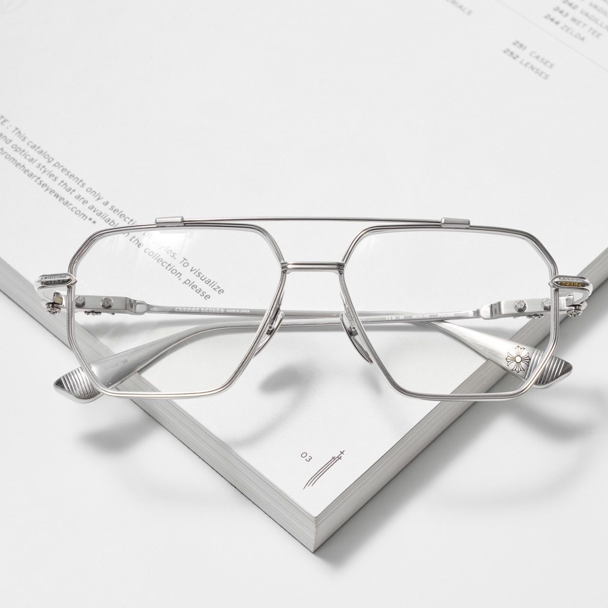 Chrome Hearts CHROME HEARTS PHUNK BRUSHED SILVER - 55/15/143 Size ONE SIZE - 8 Thumbnail