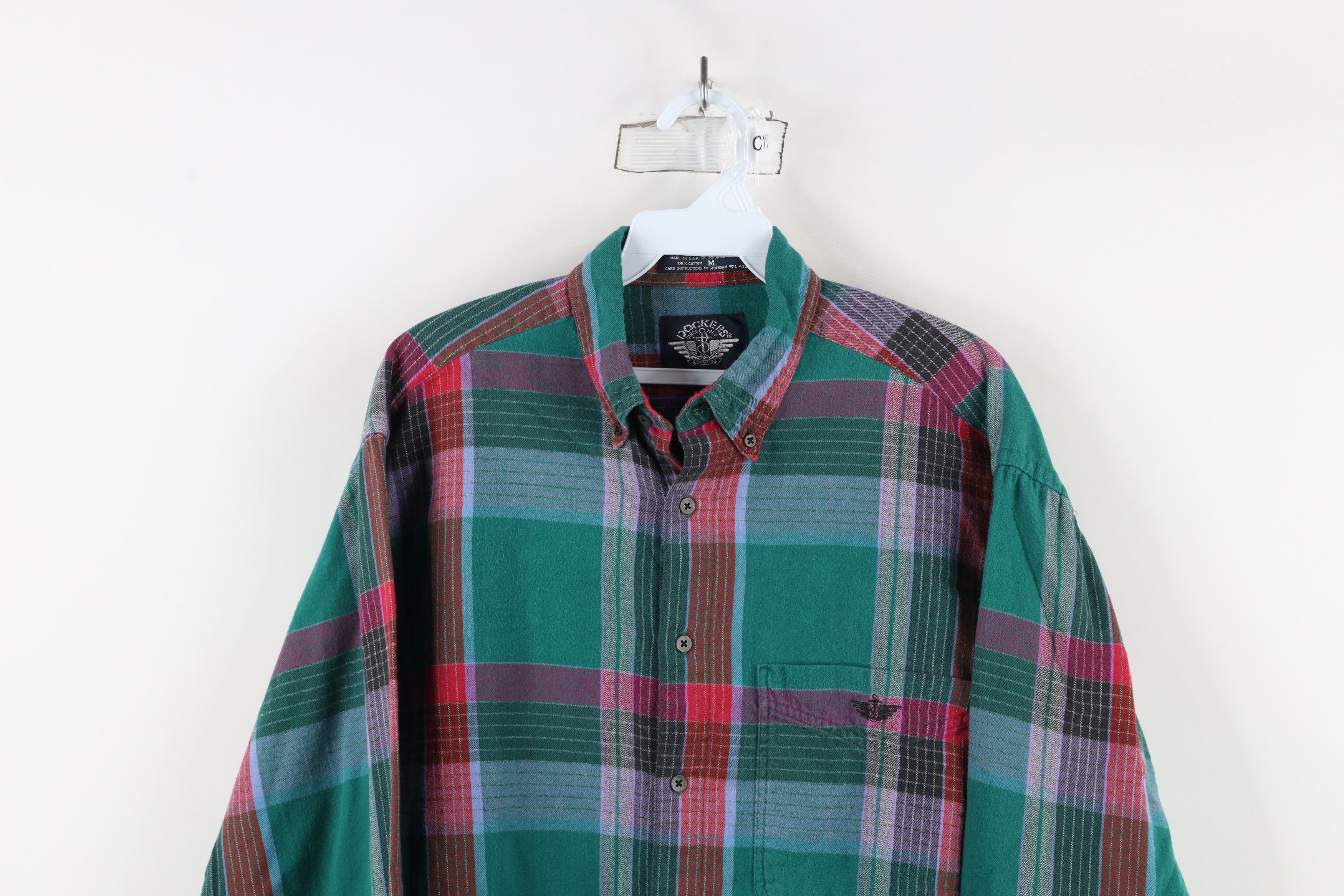 Vintage Vintage 90s Streetwear Collared Button Down Shirt USA Size US M / EU 48-50 / 2 - 2 Thumbnail