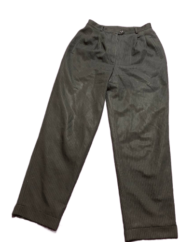 Ralph Lauren Vintage Ralph Lauren 100% Wool Striped Casual Pants Size 32" / US 10 / IT 46 - 1 Thumbnail