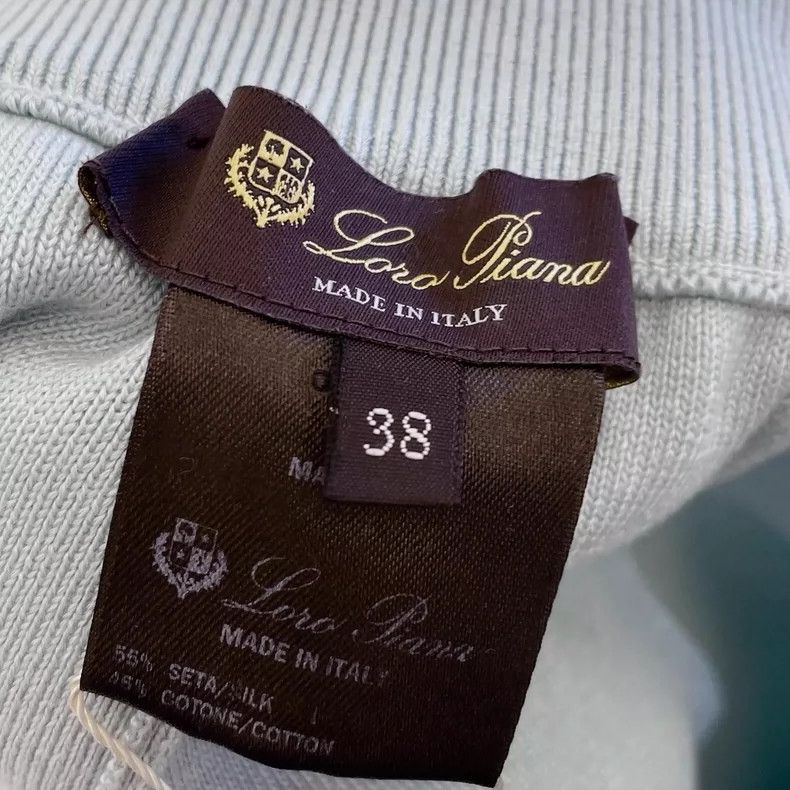 Loro Piana LORO PIANA Silk knit wide leg pants Size 25" / US 0 / IT 36 - 8 Thumbnail