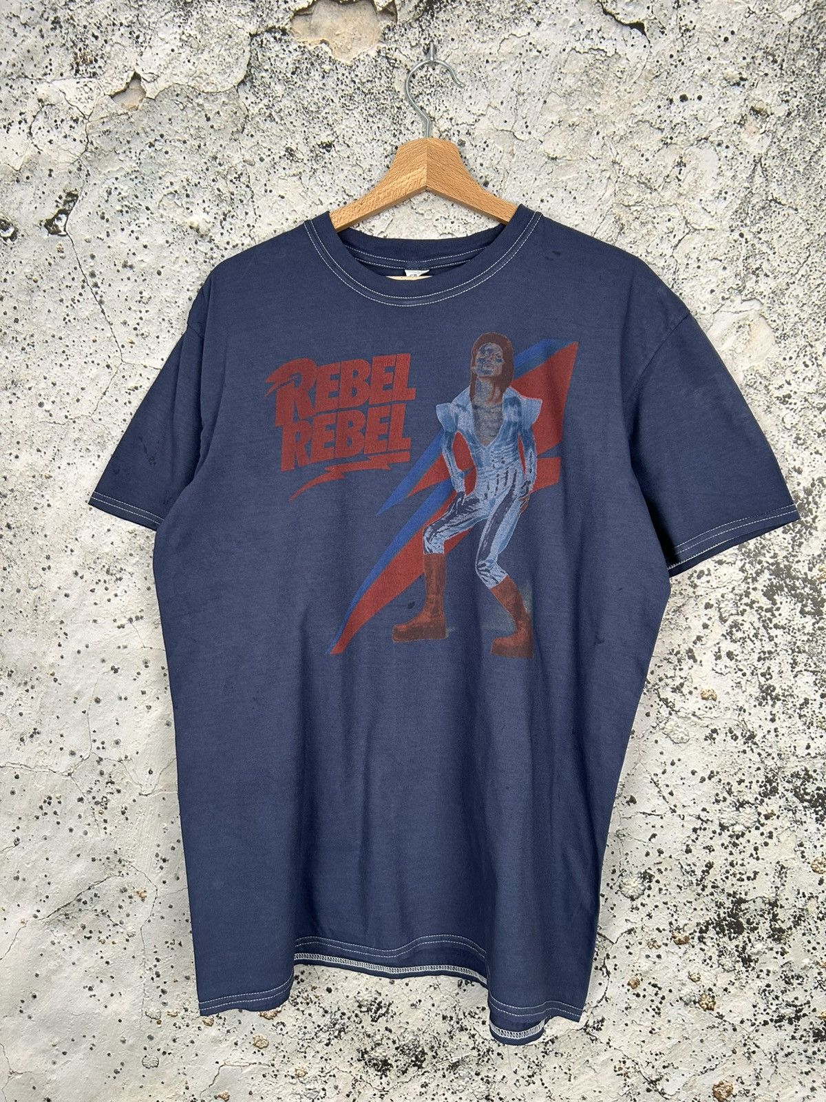 Band Tees Vintage David Bowie Rebel Rebel Rock Band Tee Avant Garde Size US XL / EU 56 / 4 - 1 Thumbnail