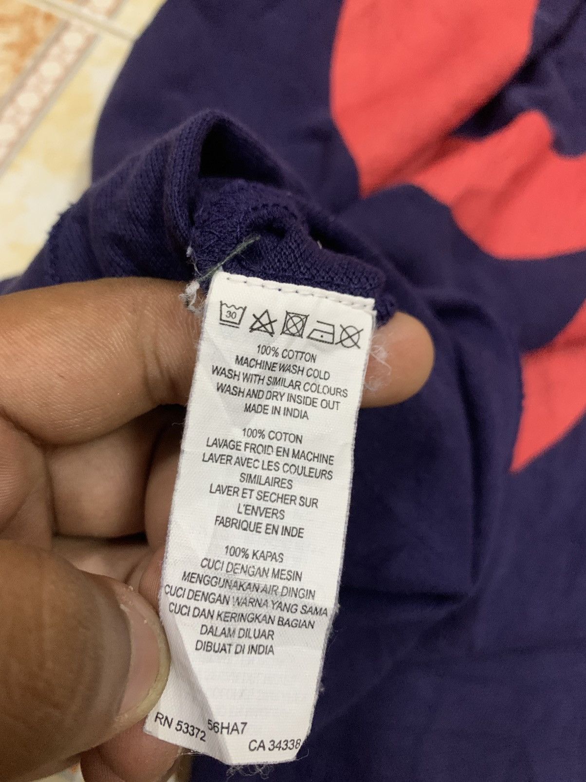 French Connection FCUK polo number Backprint Size US M / EU 48-50 / 2 - 9 Thumbnail