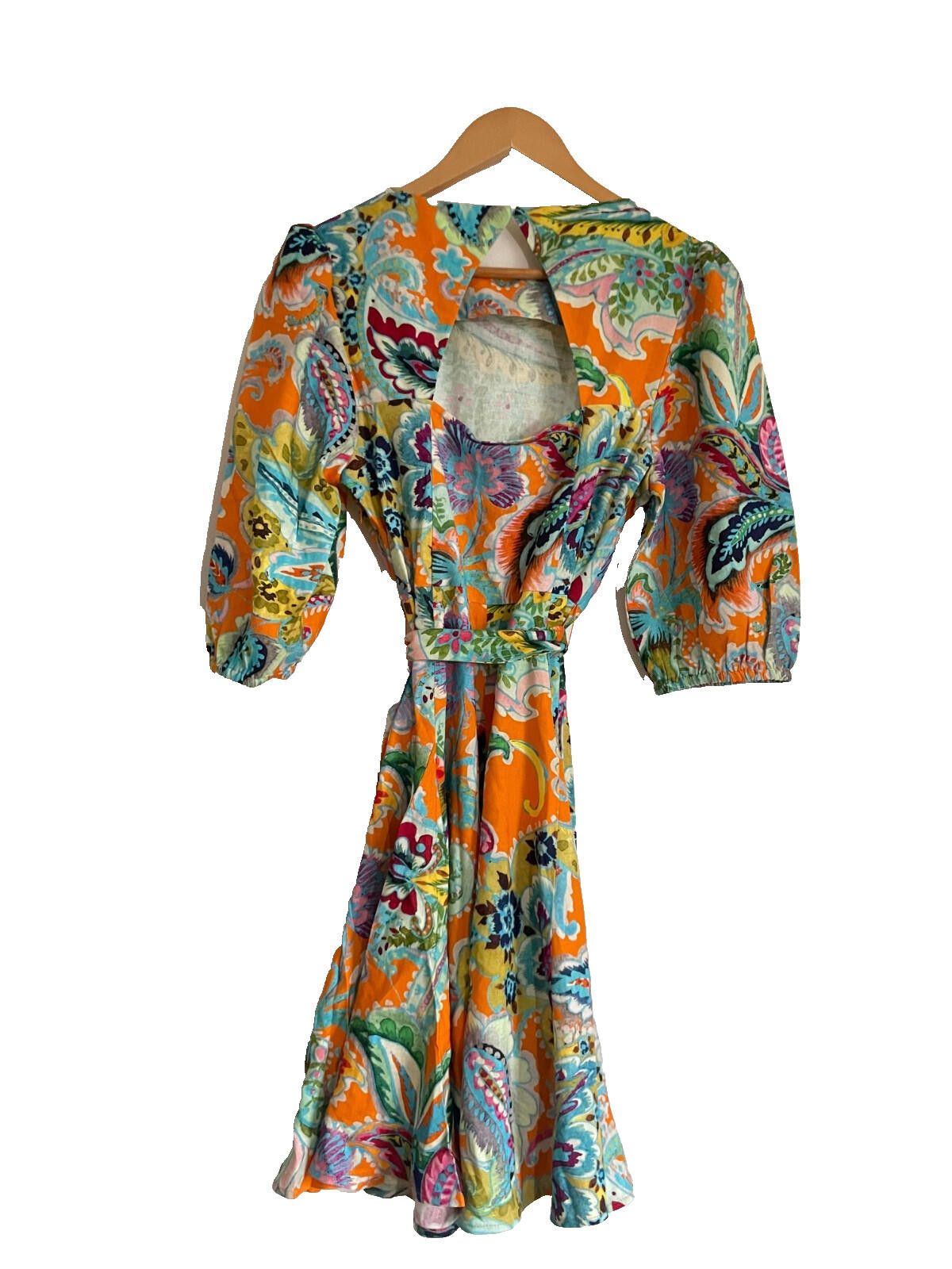 Other Phase Eight Azalia Linen Swing Dress UK 12 BNWT RRP £99 Size M / US 6-8 / IT 42-44 - 4 Thumbnail