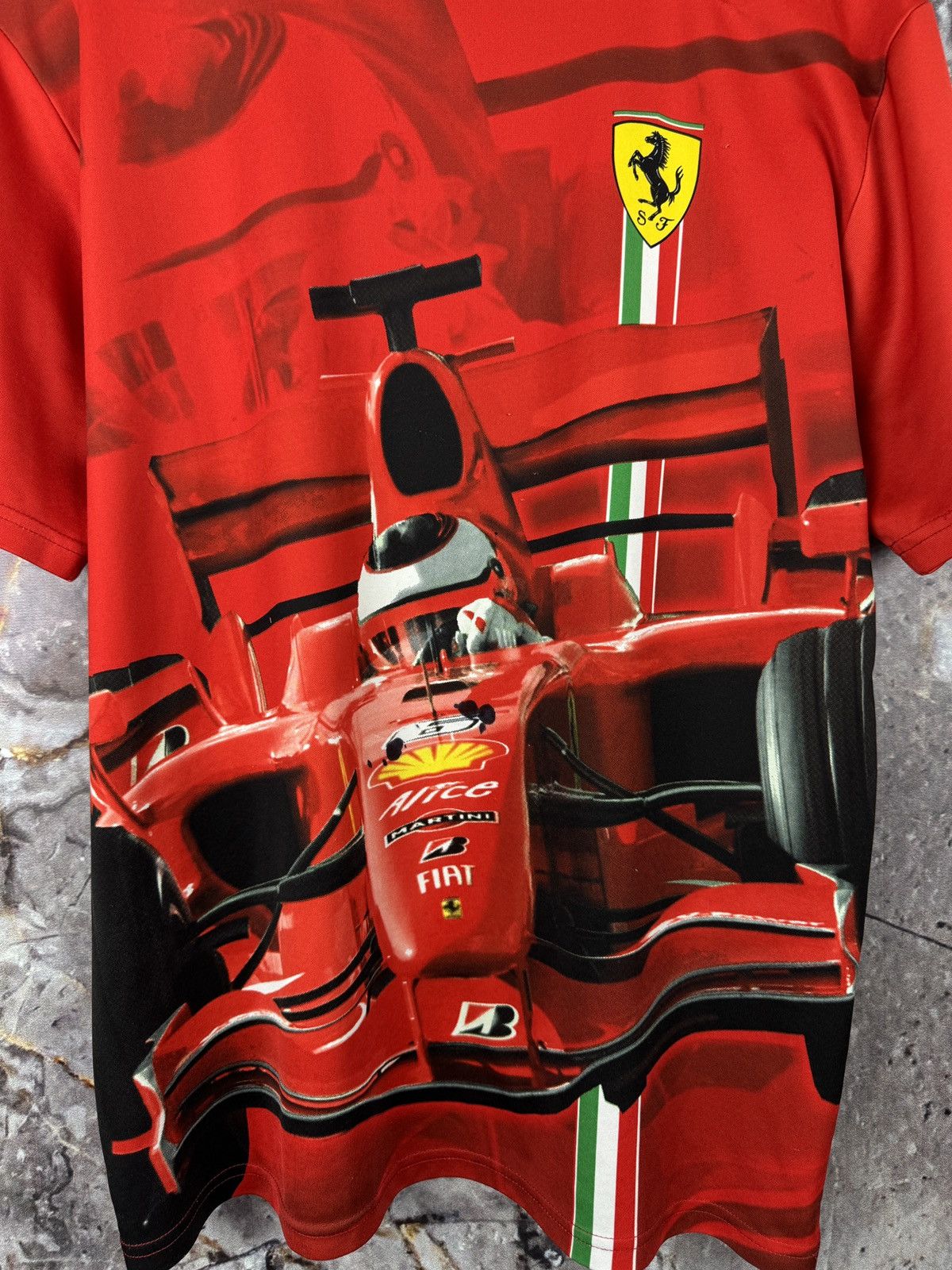 Ferrari Ferrari Kimi Räikkönen Graphic Racing T-Shirt Red Formula 1 Size US XL / EU 56 / 4 - 6 Thumbnail