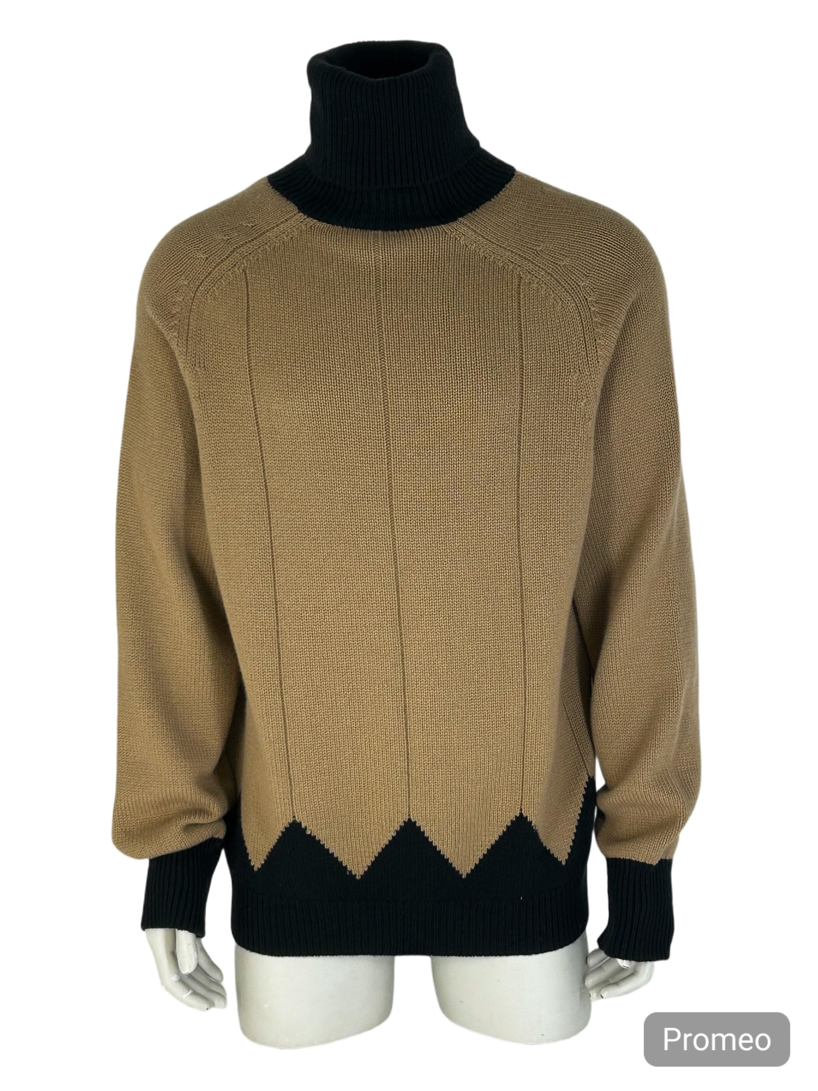 Fendi FENDI BI COLOUR ROLL NECK CASHMERE KITWEAR SIZE 58 Size US XXL / EU 58 / 5 - 1 Thumbnail