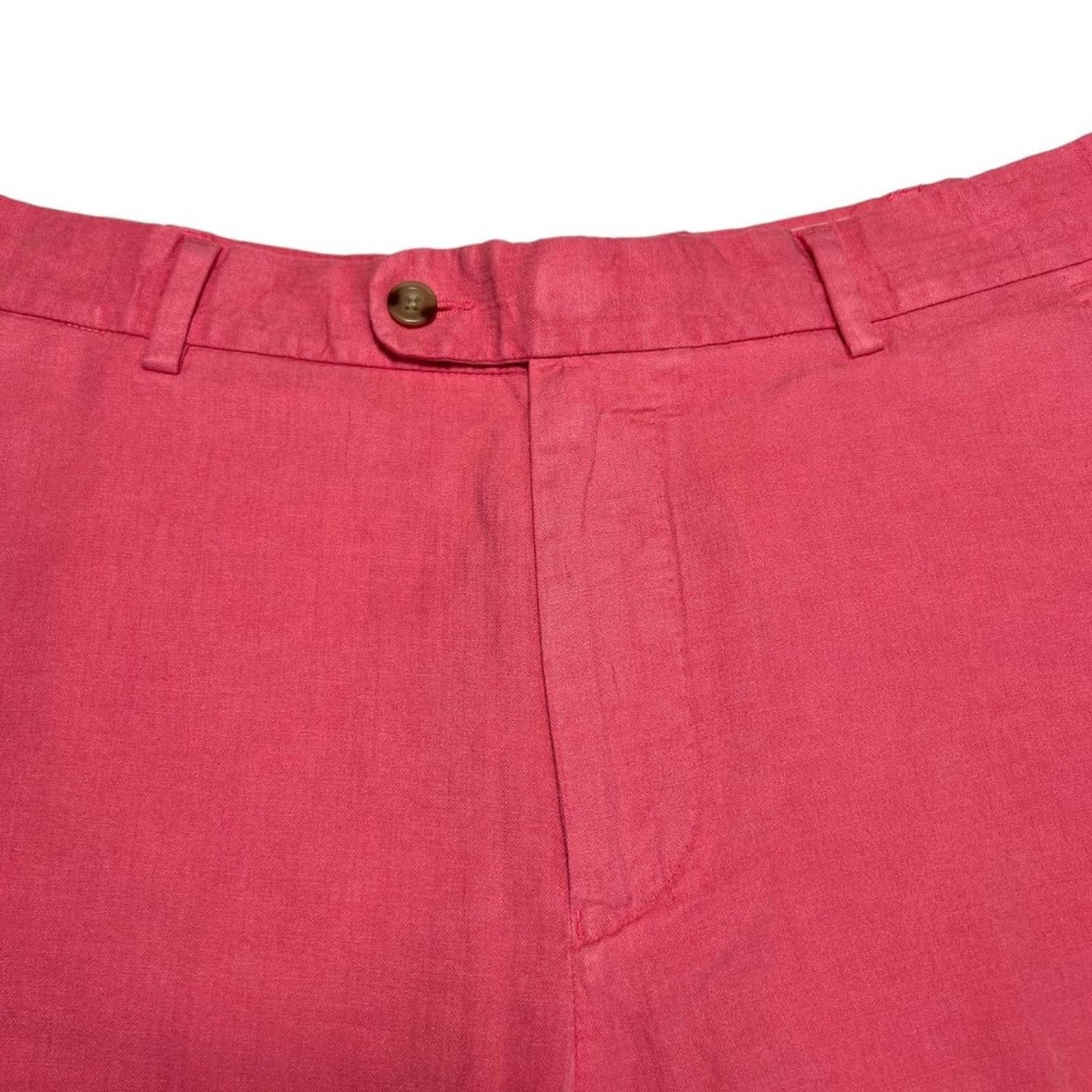 Peter Millar Peter Millar Linen Silk Chino Shorts Coral Pink Size 32 Size US 32 / EU 48 - 7 Thumbnail
