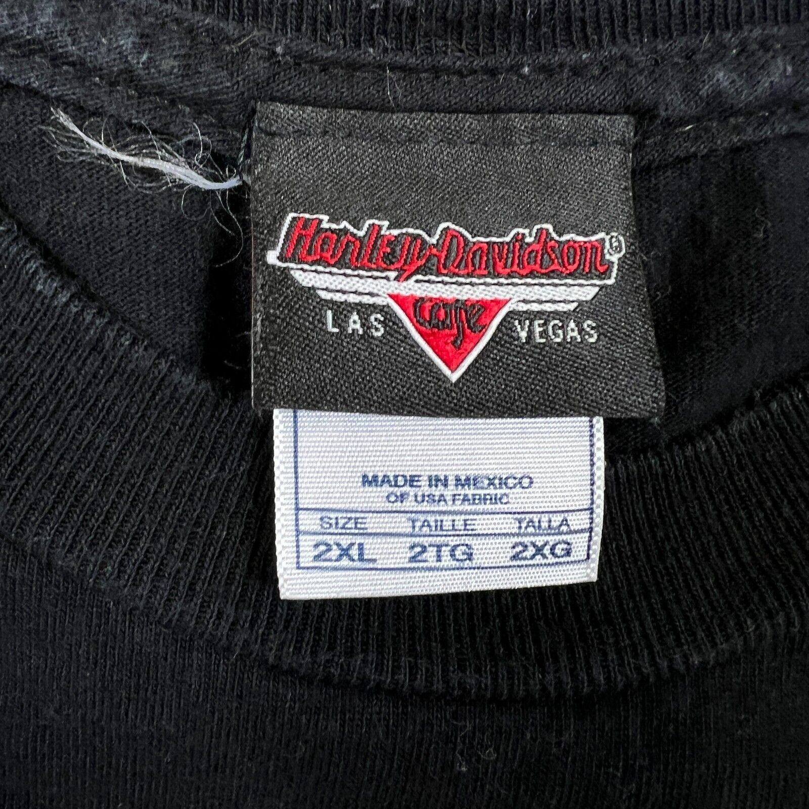 Harley Davidson × Vintage Harley Davidson T Shirt 2XL Live Hard Ride Easy Eagle Tee Size US XXL / EU 58 / 5 - 5 Thumbnail
