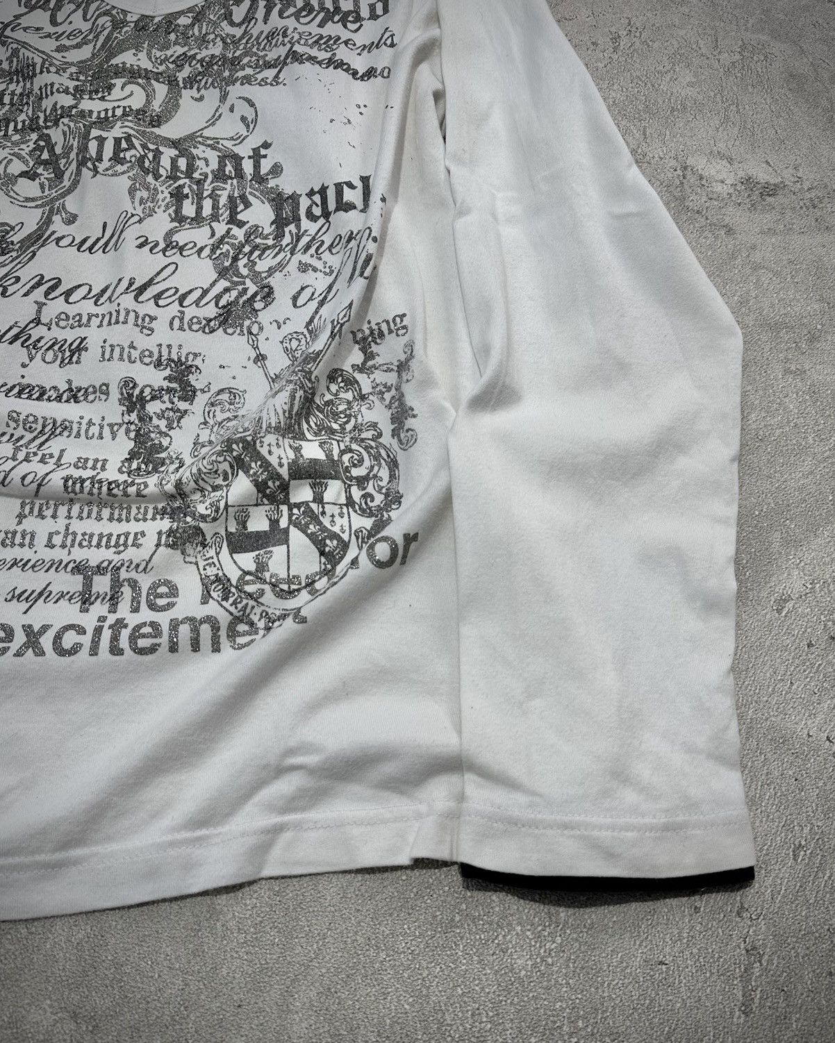 Japanese Brand Y2k Collins Poem Long Sleeve Shirt Lgb Ifsixwasnine Style Size US L / EU 52-54 / 3 - 3 Thumbnail