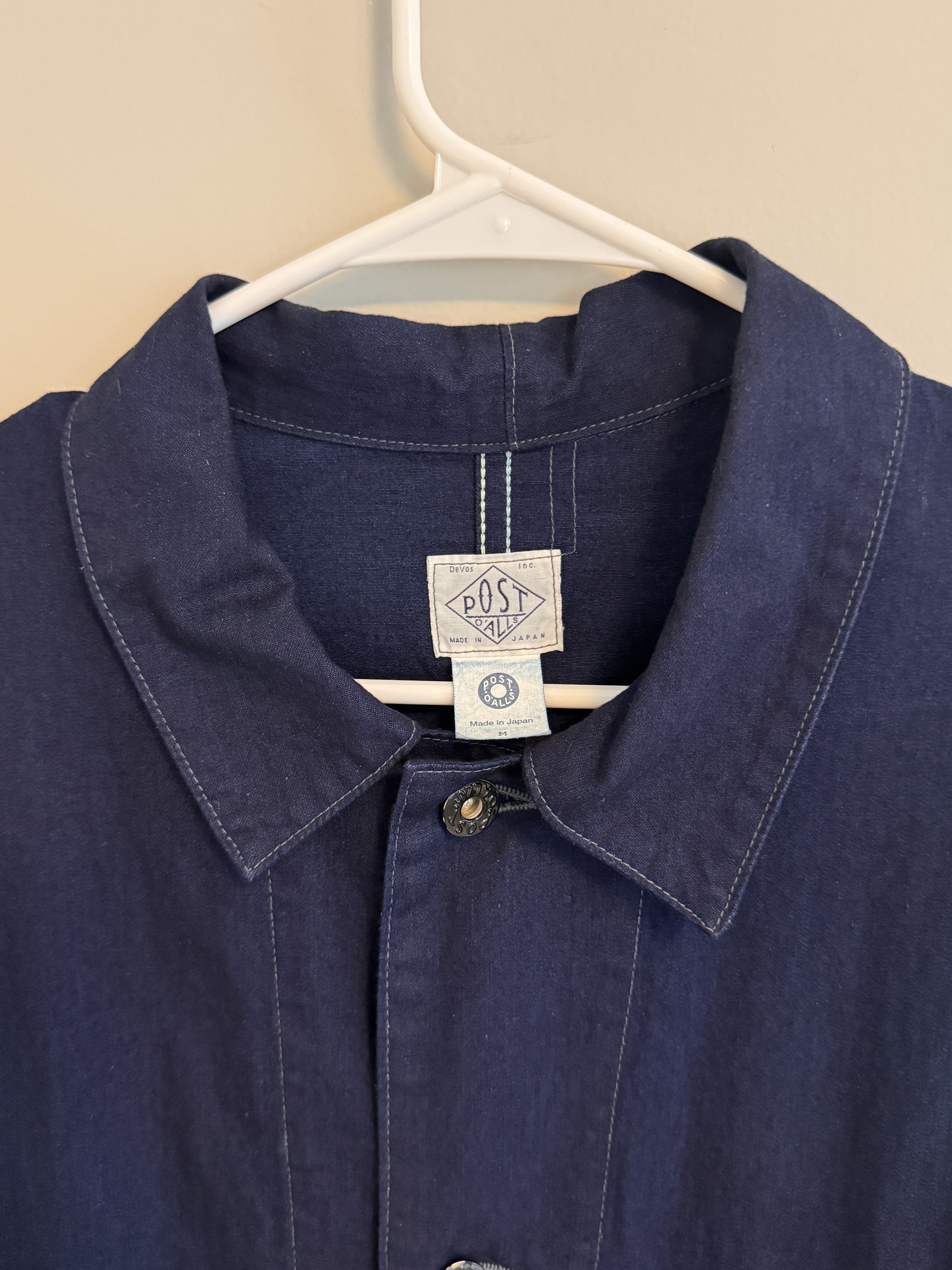 Post Overalls 1111-VTI - De Luxe Railroader Vintage Twill - Indigo Size US M / EU 48-50 / 2 - 2 Thumbnail