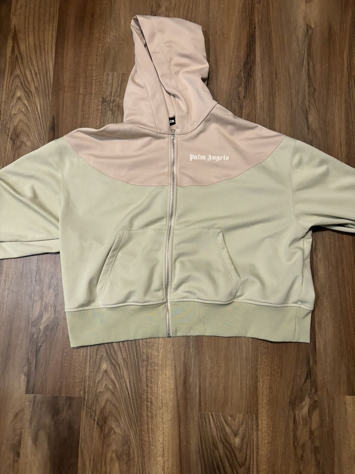 image of Palm Angels Track Suit Hoodie in Beige, Men's (Size XL)