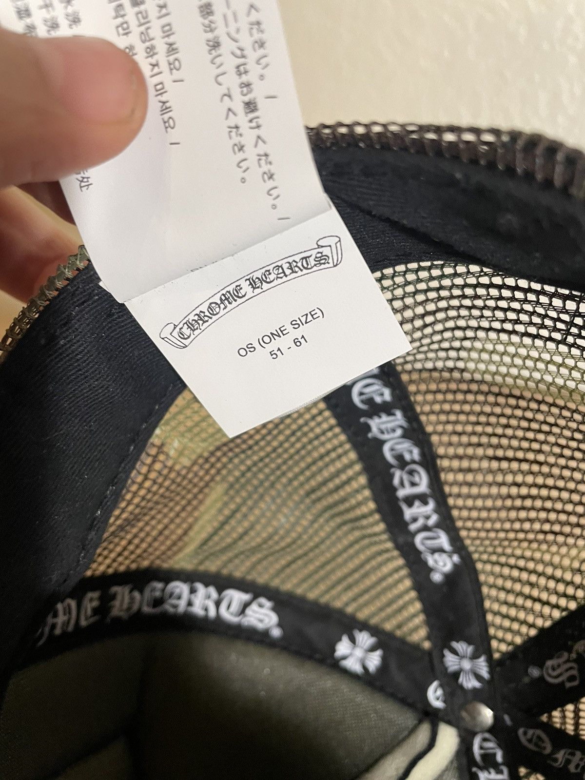 Chrome Hearts Chrome Hearts CH Hollywood Trucker Hat Black/Camo Size ONE SIZE - 12 Thumbnail