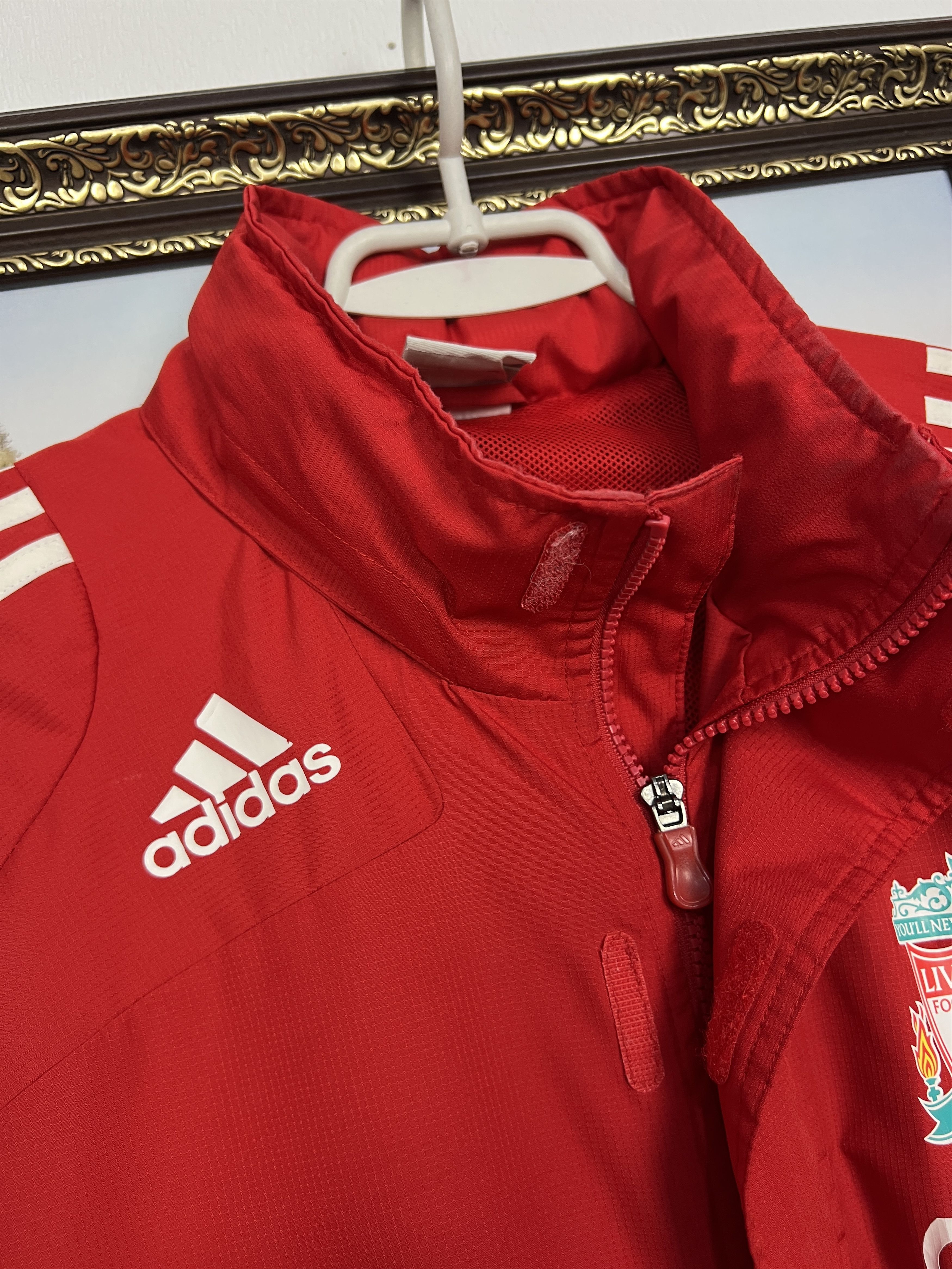 Adidas Vintage Adidas Liverpool Football Jacket Soccer Track Top Size US S / EU 44-46 / 1 - 4 Thumbnail