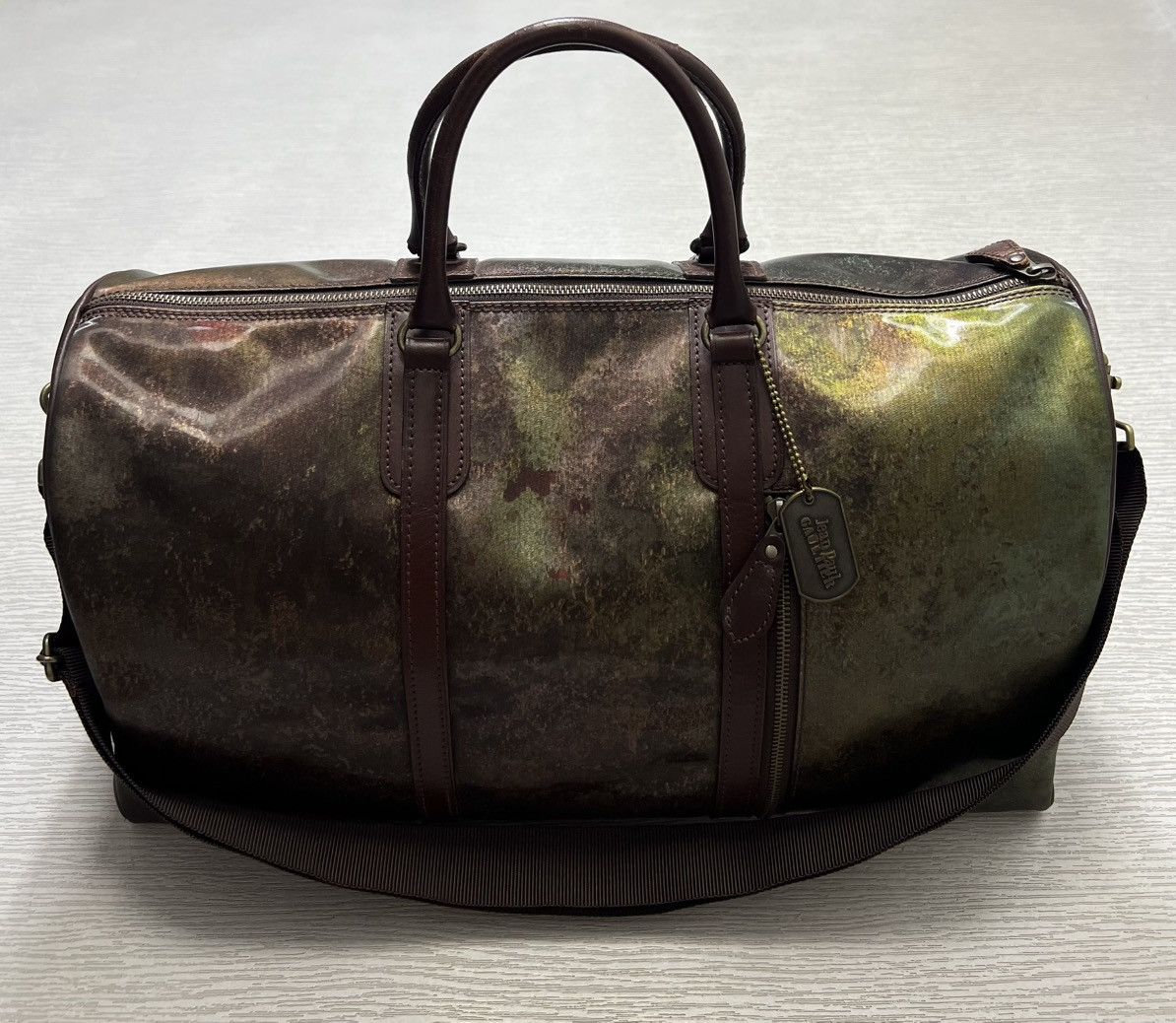 Jean Paul Gaultier JPG - FW95 - Cyber Iridescent Rust Two Way Boston Duffle Bag Size ONE SIZE - 2 Thumbnail