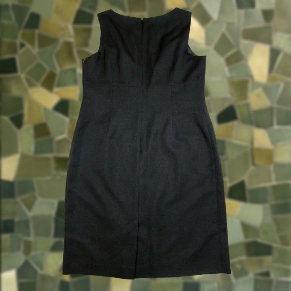 Vintage NWT 9&Co. Black Sleeveless Drop Waist Office Tunic Sheath Dress Women 12 Size XL / US 12-14 / IT 48-50 - 1 Thumbnail