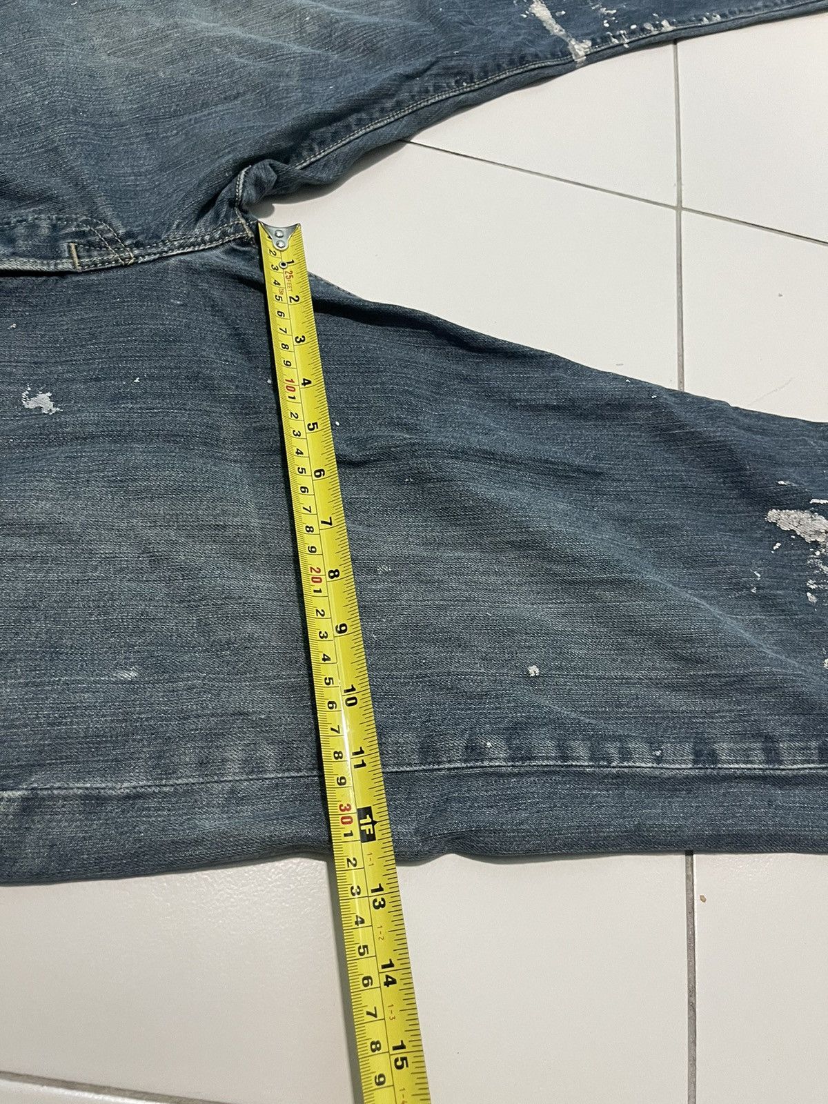 Designer × Levi's Levis 501 Painting Design Very Rare Size US 36 / EU 52 - 6 Thumbnail