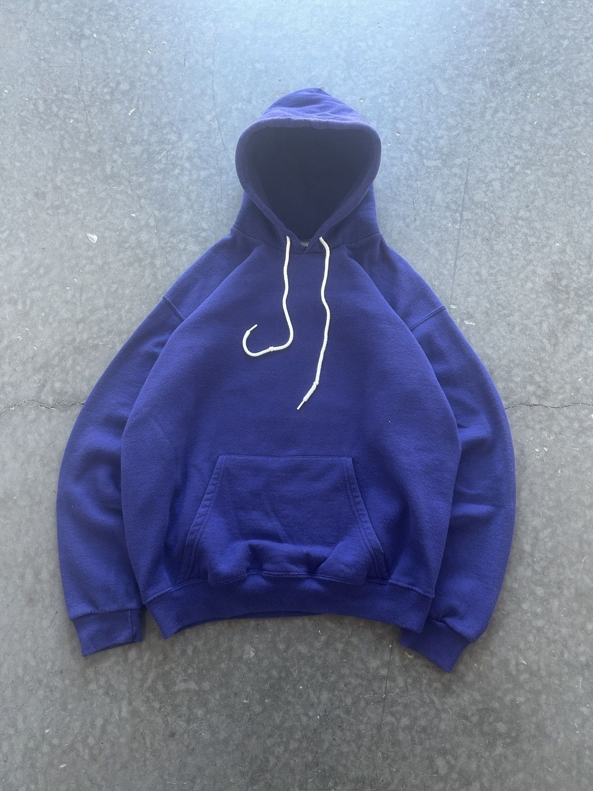 Vintage Vintage 90s Santee Heavyweight Hoodie Boxy Fit Size US L / EU 52-54 / 3 - 1 Thumbnail