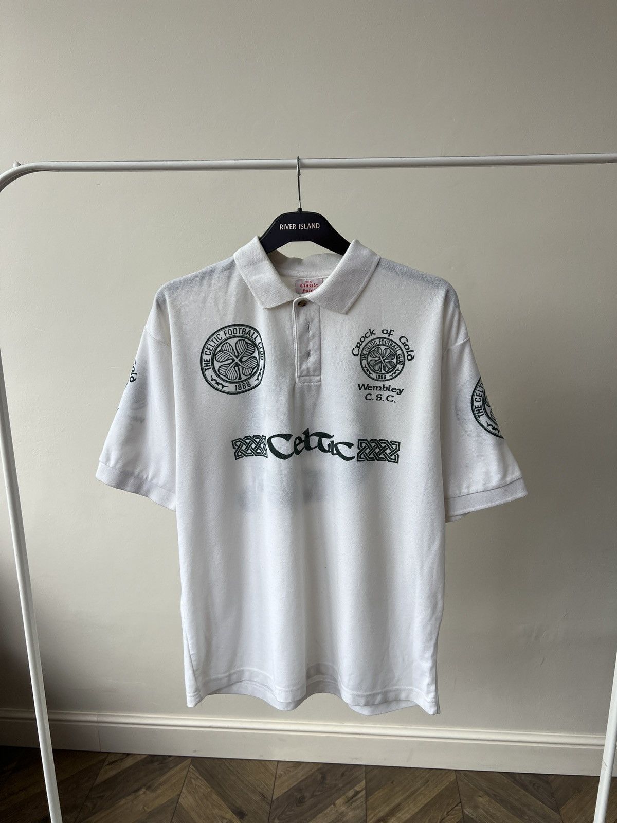 Other Vintage Celtic Retro Polo Soccer T-Shirt Size US L / EU 52-54 / 3 - 1 Thumbnail