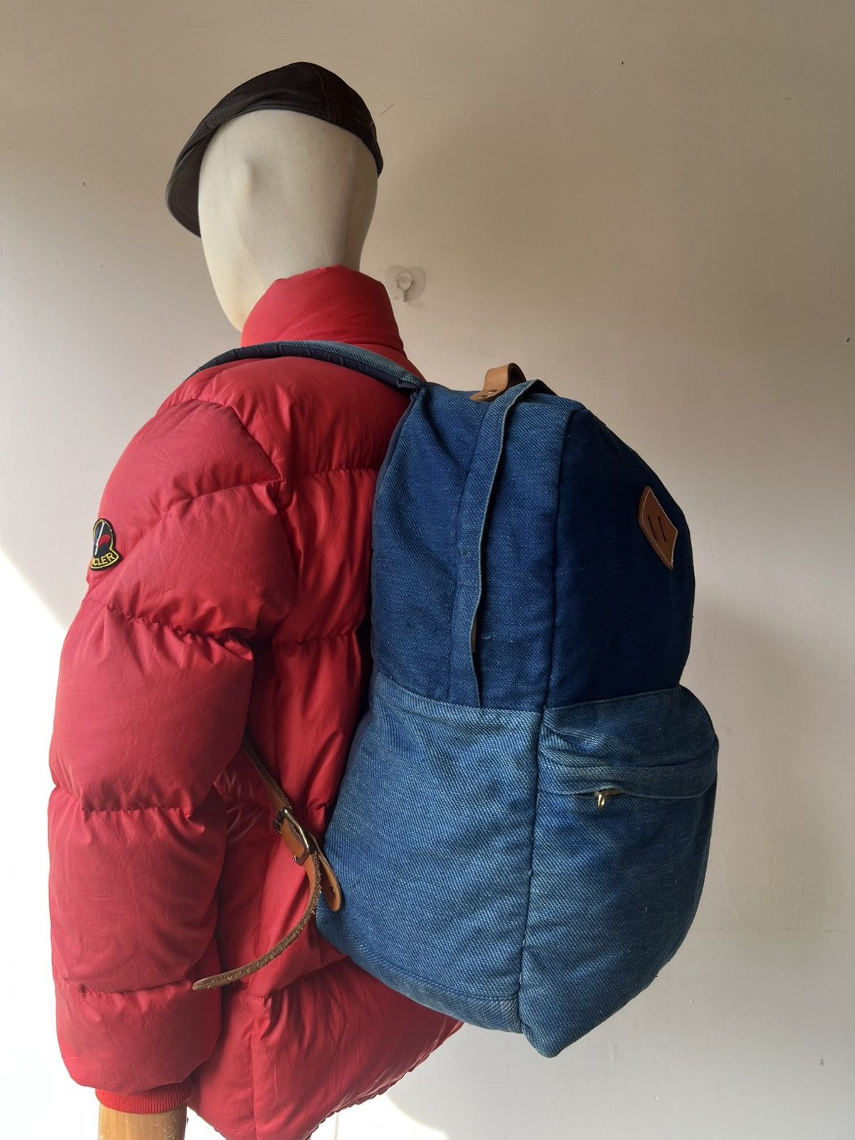 FDMTL FDMTL Japan Fade Patina Indigo Backpack Bag Size ONE SIZE - 5 Thumbnail